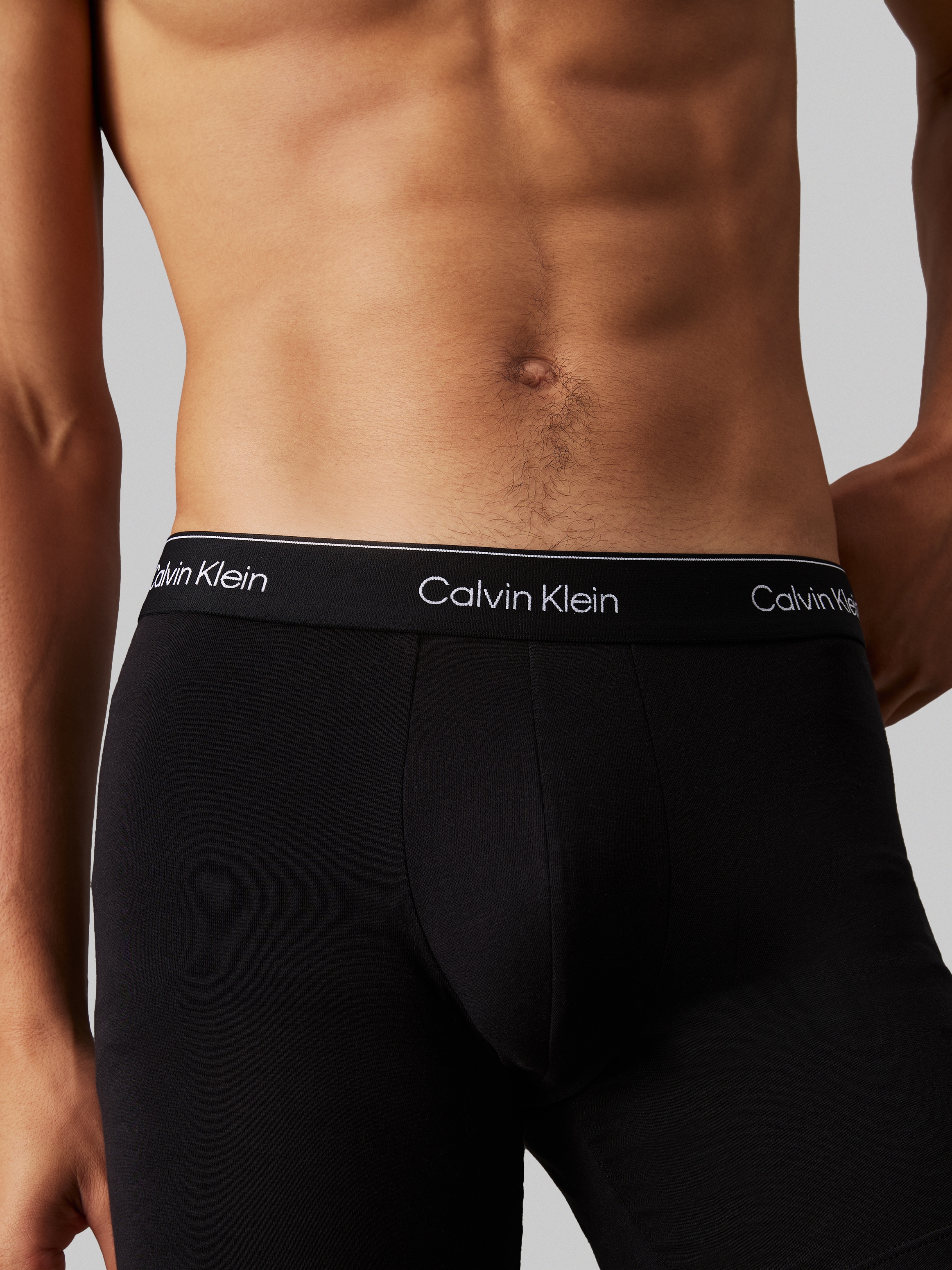 Calvin Klein Underwear Boxer »BOXER BRIEF 3PK«, (Packung, 3 St.), mit längerem Bein, Logo-Elastikbund (3 Stück)