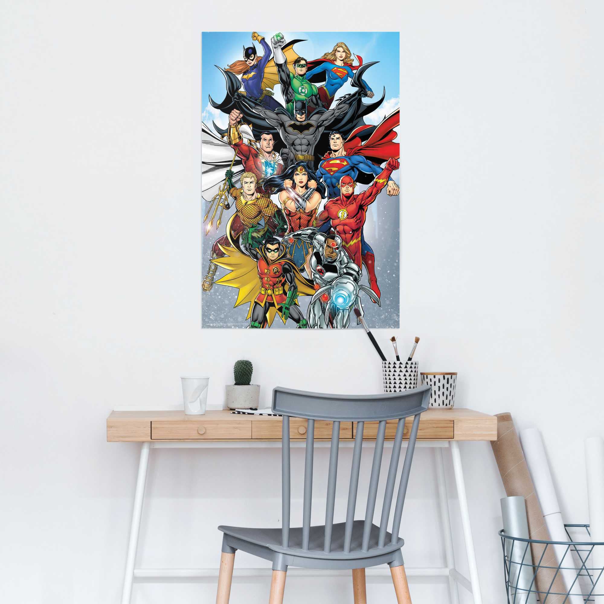 Reinders! Poster »DC Comics Helden Superman Wonderwoman Flash Batman«, (1 St.)  bestellen im OTTO Online Shop