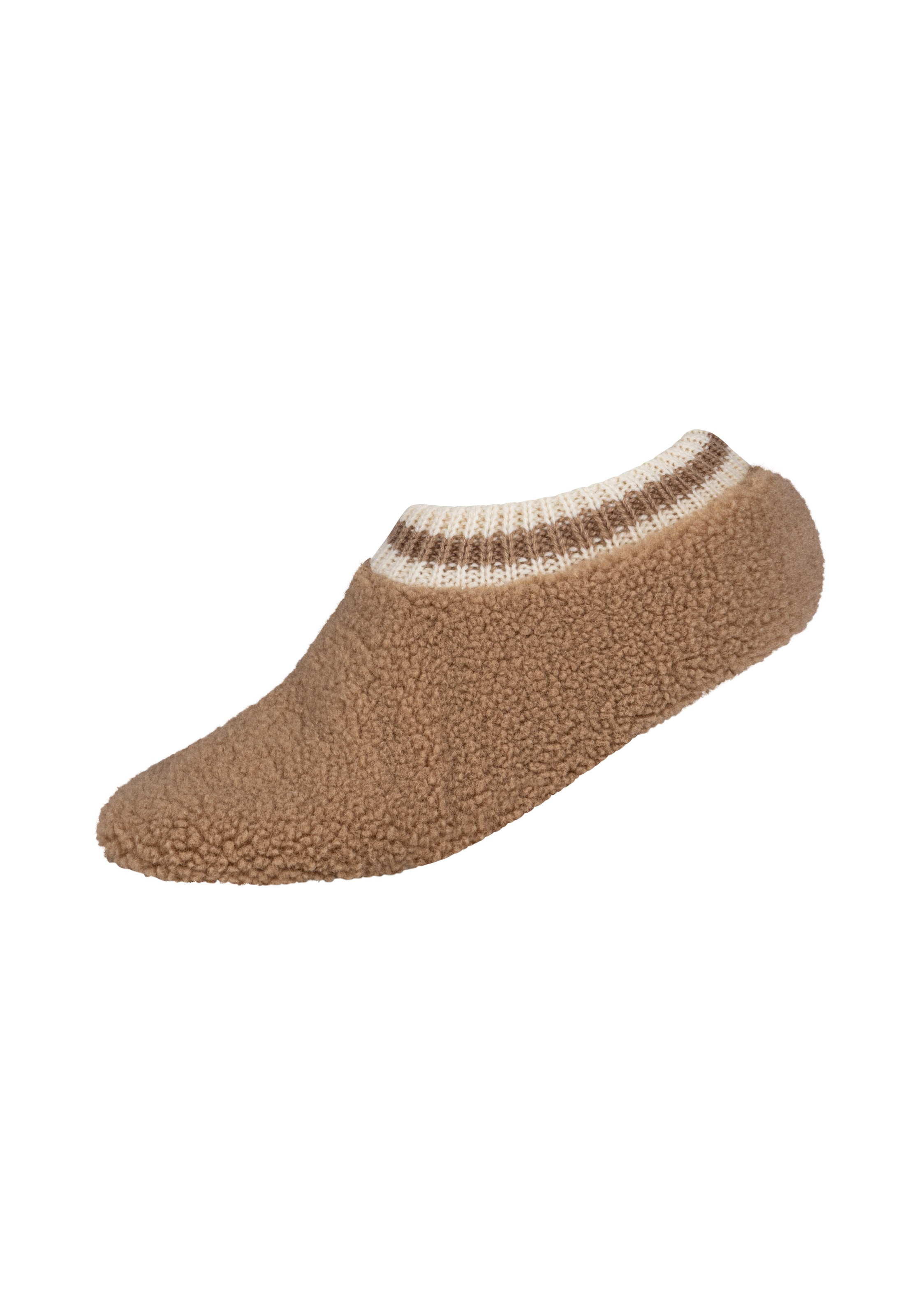 s.Oliver Socken Hausschuh-Socken, mit Teddy-Charakter