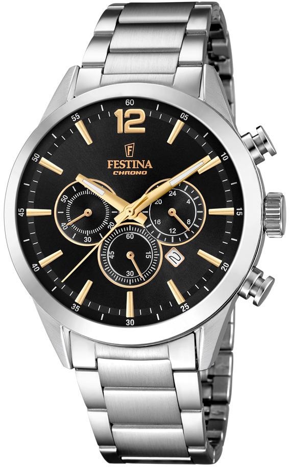 online Festina kaufen Chronograph »Timeless Sekunde mit bei OTTO Chronograph, dezentraler F20343/4«,