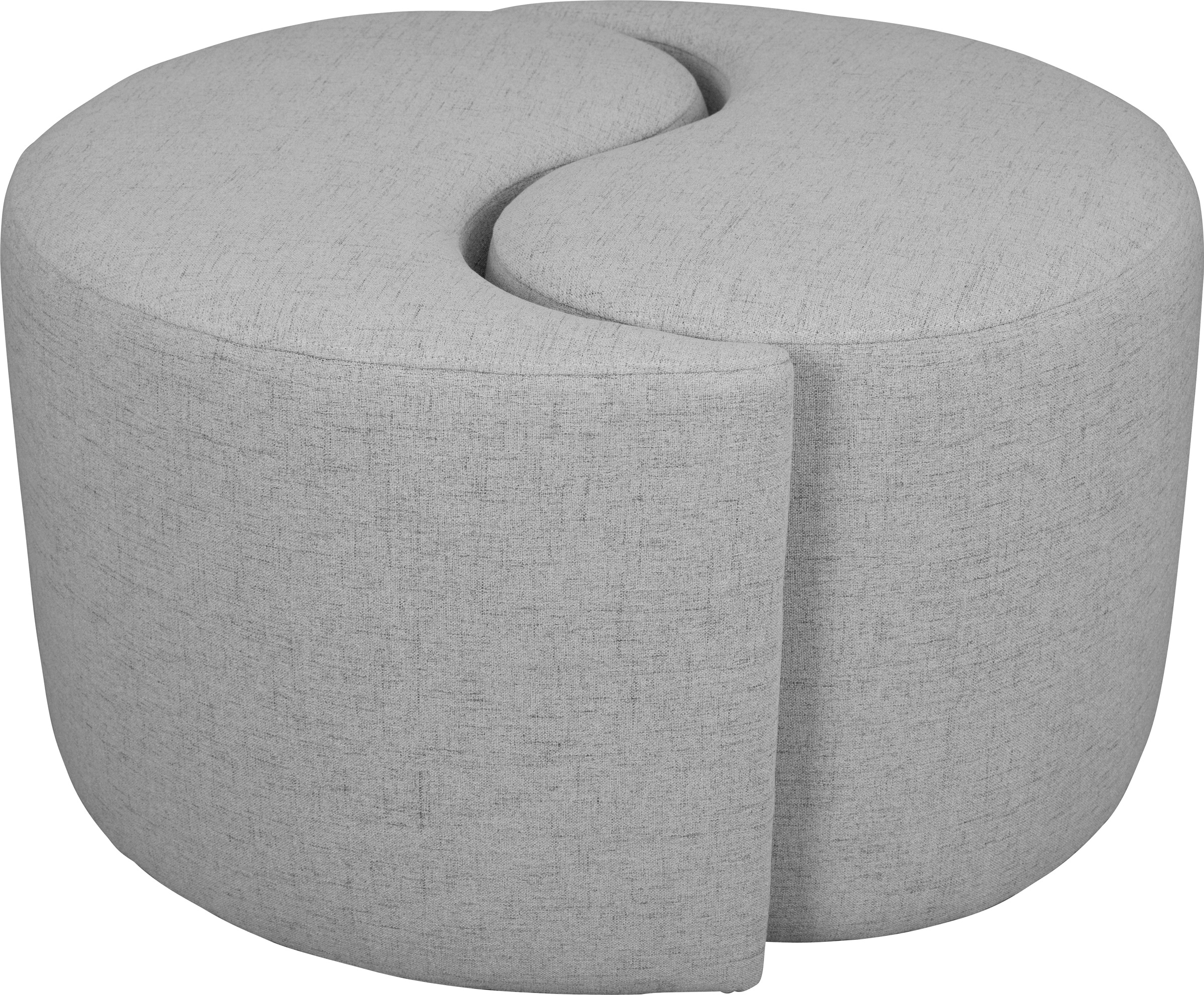 Home affaire Polsterhocker »Yin&Yang Durchmesser 82cm«, 2teilig, einzeln stellbar oder Yin-Yang-Optik