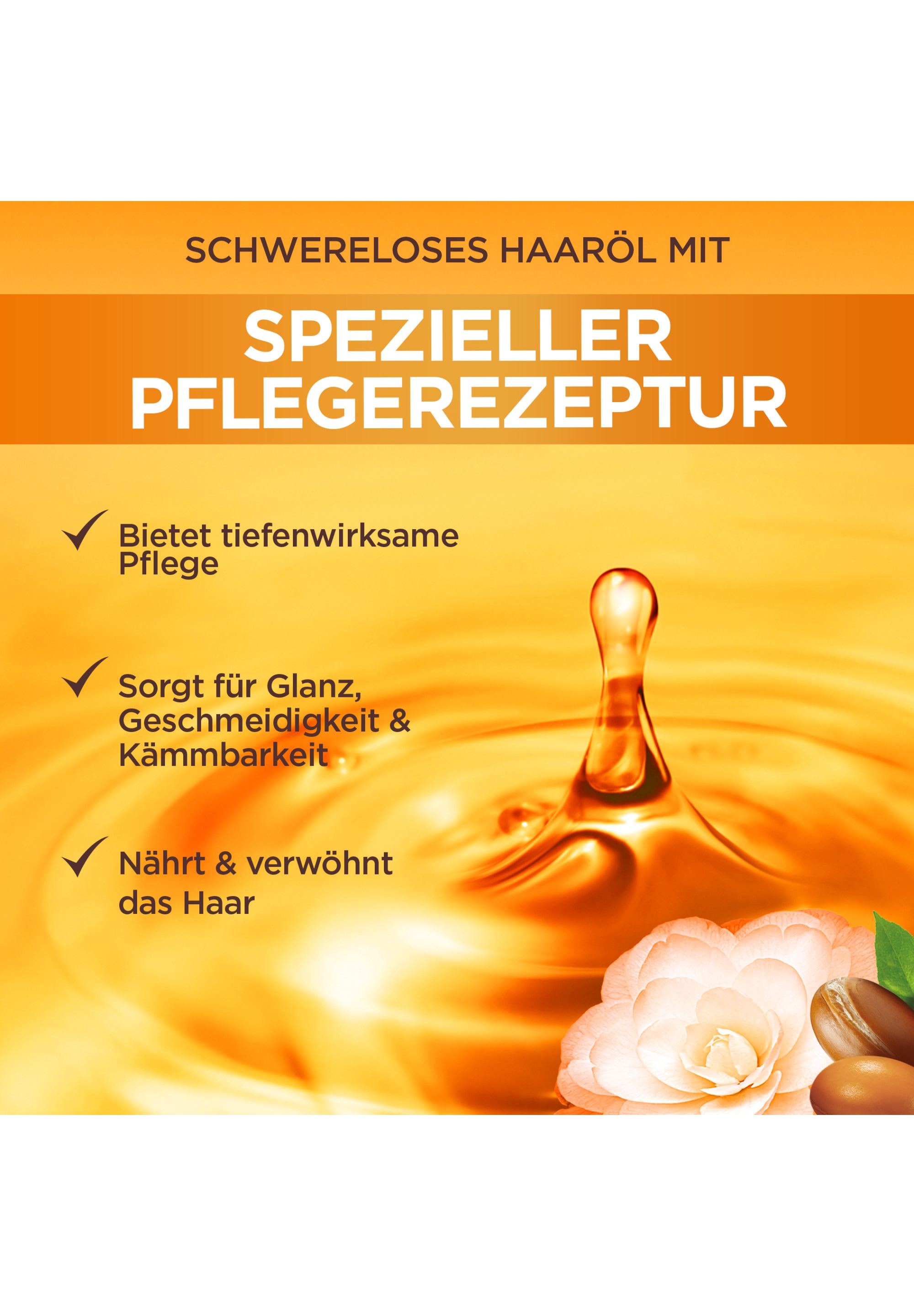 GARNIER Haaröl »Garnier Wahre Schätze Haar-Öl Argan & Camelia-Öl«