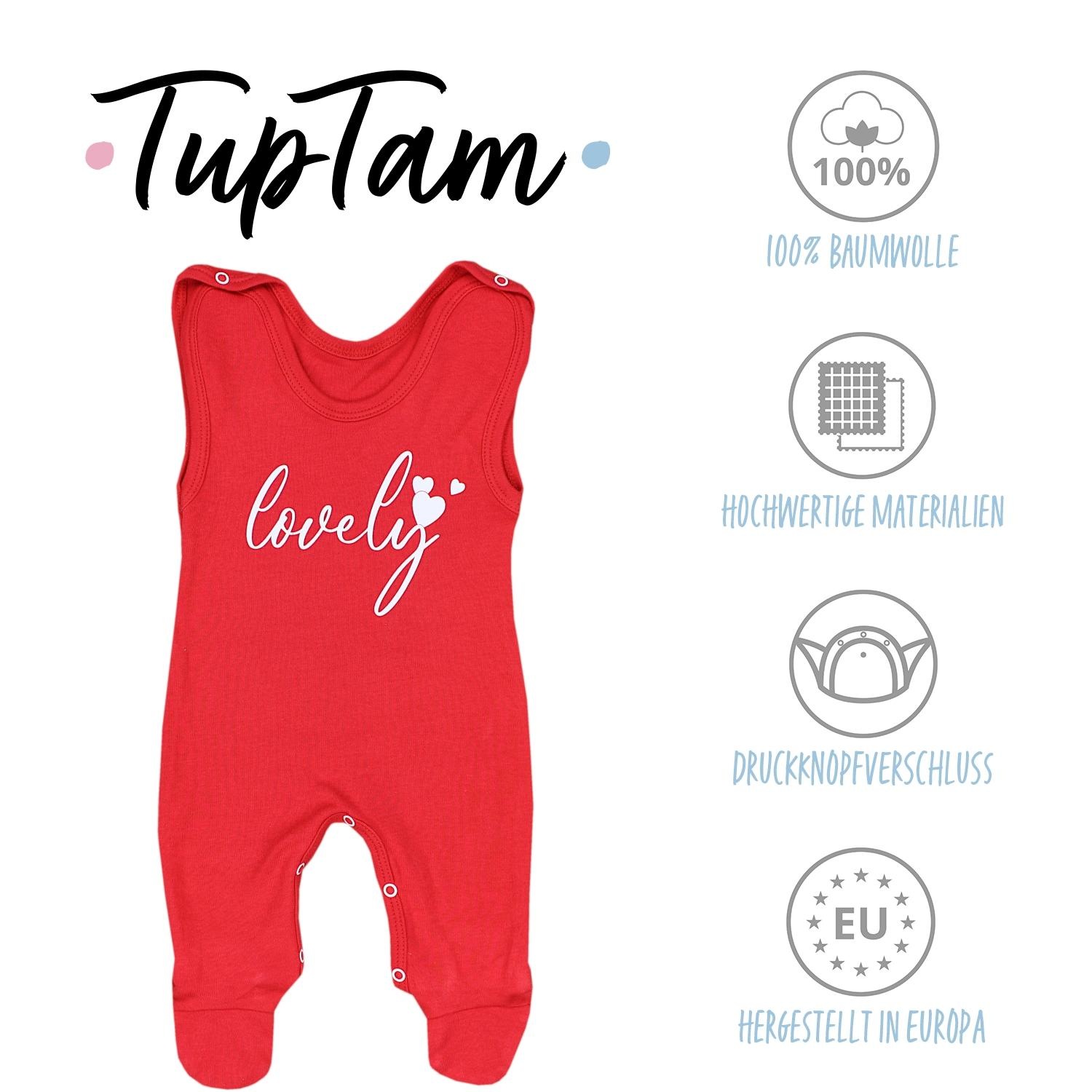 TupTam Strampler »Strampler Baby Strampler mit Aufdruck Spruch 5er Pack«