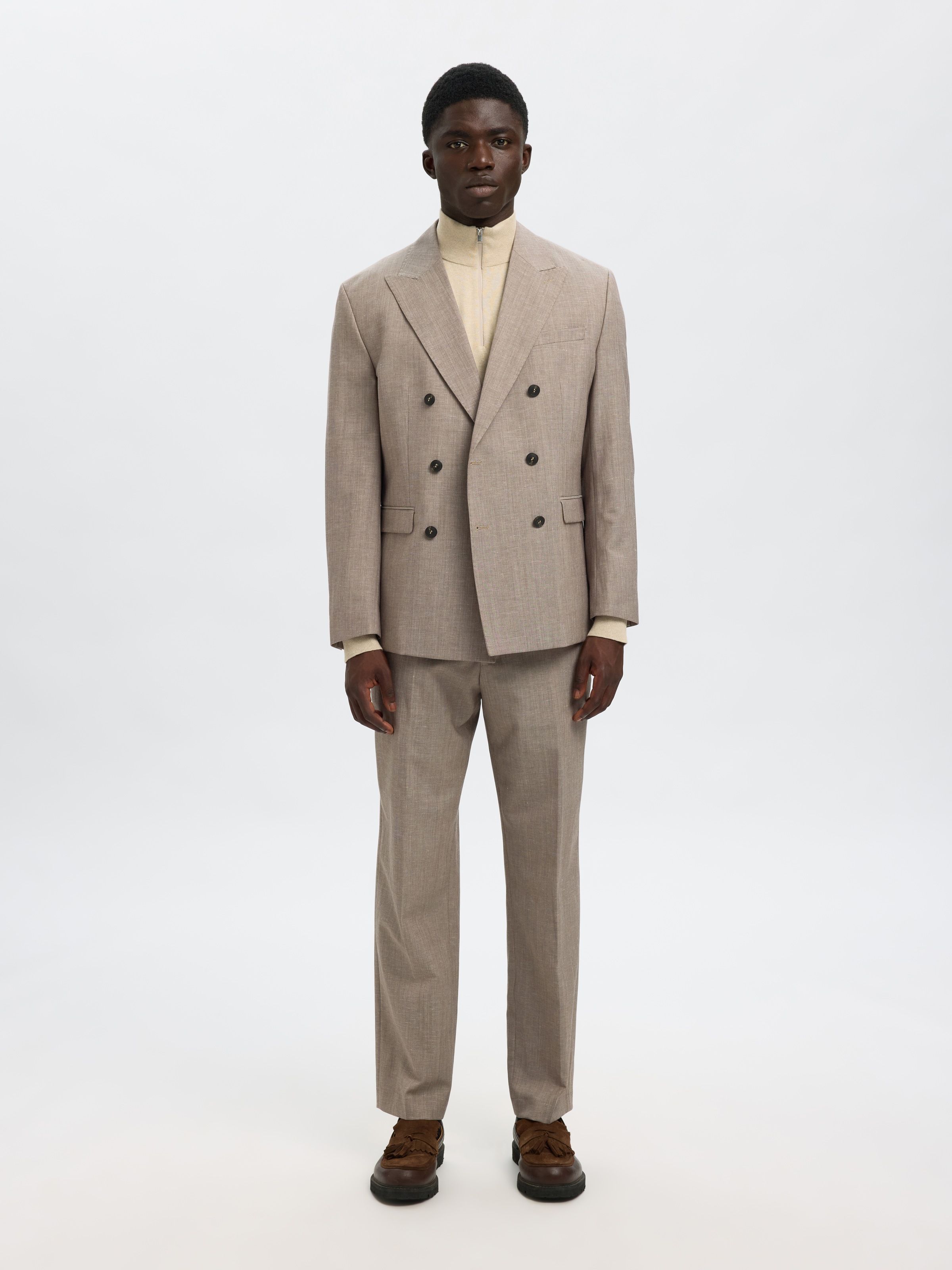 SELECTED Troyer »SLHBERG HALF ZIP CARDIGAN NOOS« Baumwolle, regular fit