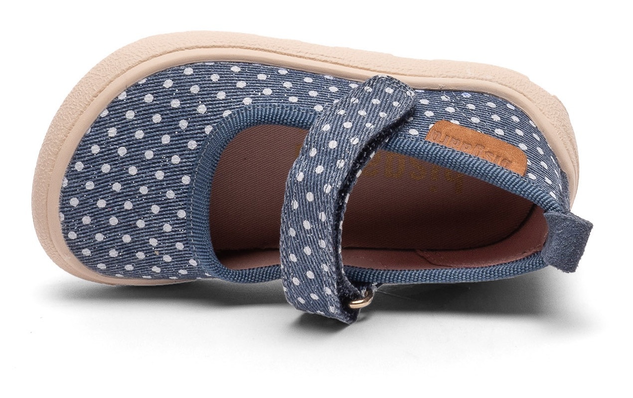 Bisgaard Hausschuh »barefoot ballet Weite: normal«, Ballerina, Barfußschuh, Klettschuh, Größenschablone zum Download