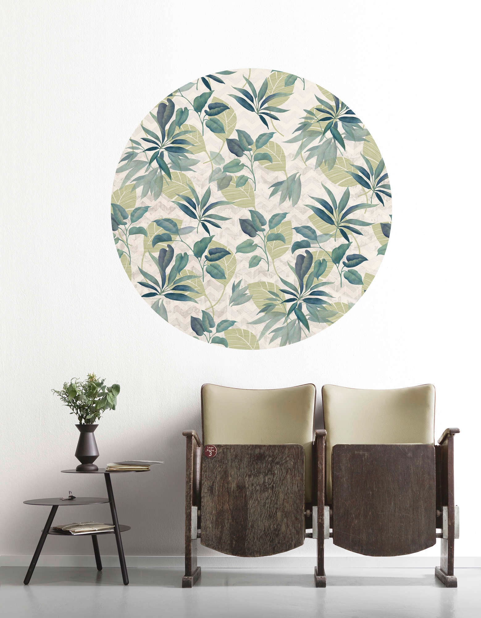 Komar Vliestapete »Vlies selbstklebend - Leni - Größe 125 x 125 cm«, bedruckt, Wohnzimmer, Schlafzimmer