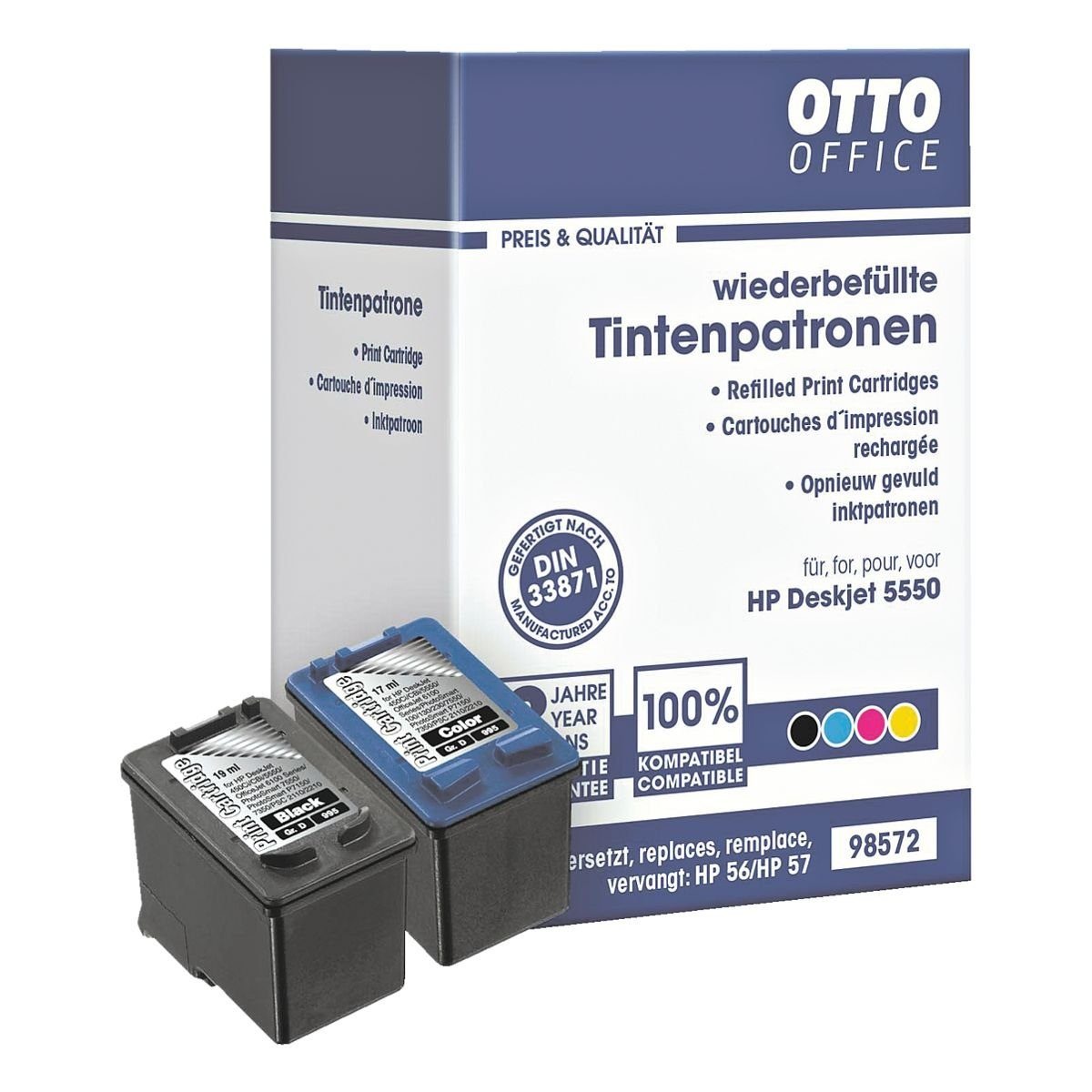 Otto Office Tintenpatronen-Set ersetzt HP Nr. 56 / 57
