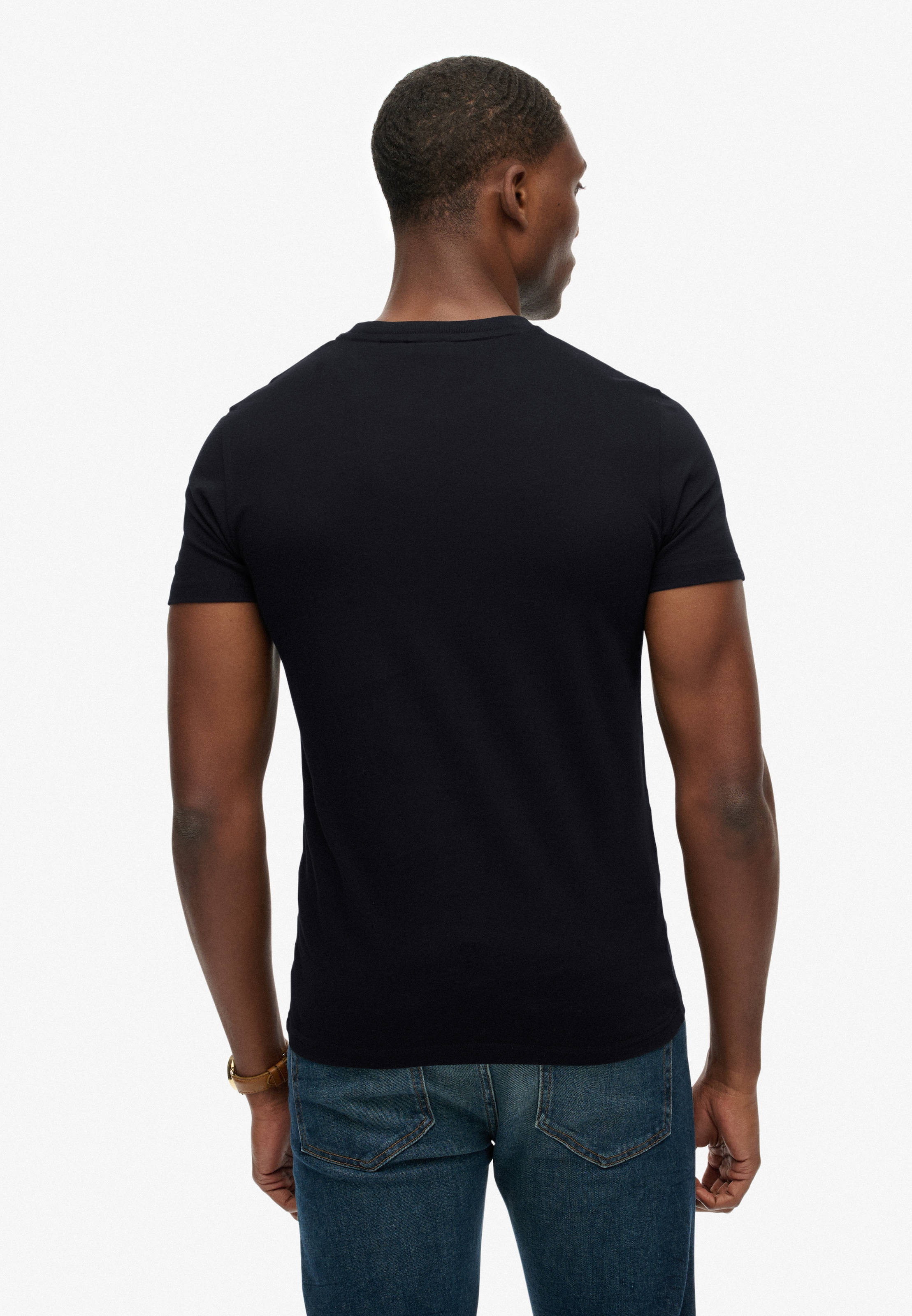 Superdry Rundhalsshirt »Vintage Logo Emb Te« schmale Passform, aus Baumwolle und Single Jersey, mit Stickerei