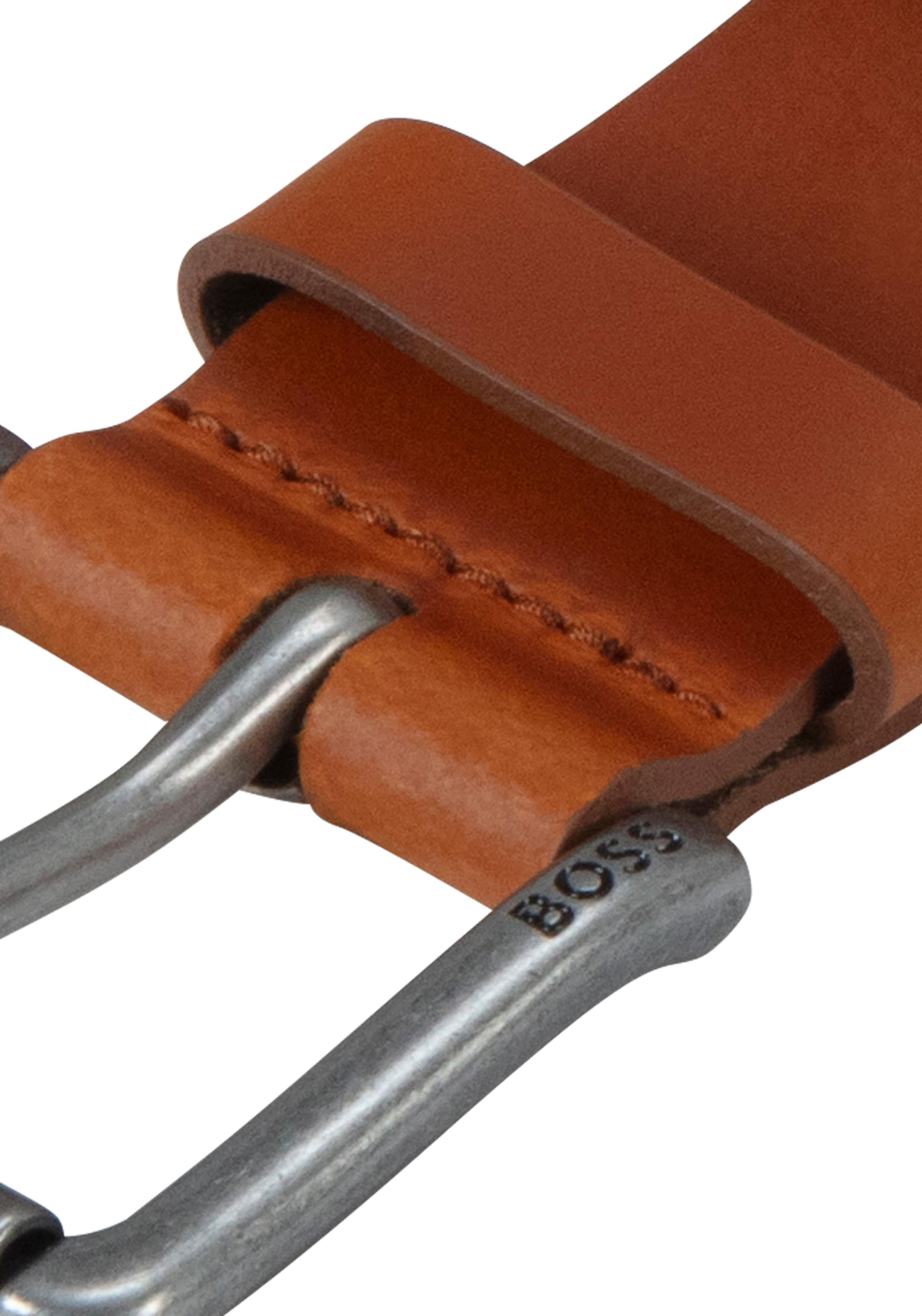 BOSS Ledergürtel »Joris Sz40«, mit Logo auf der Dornschließe
