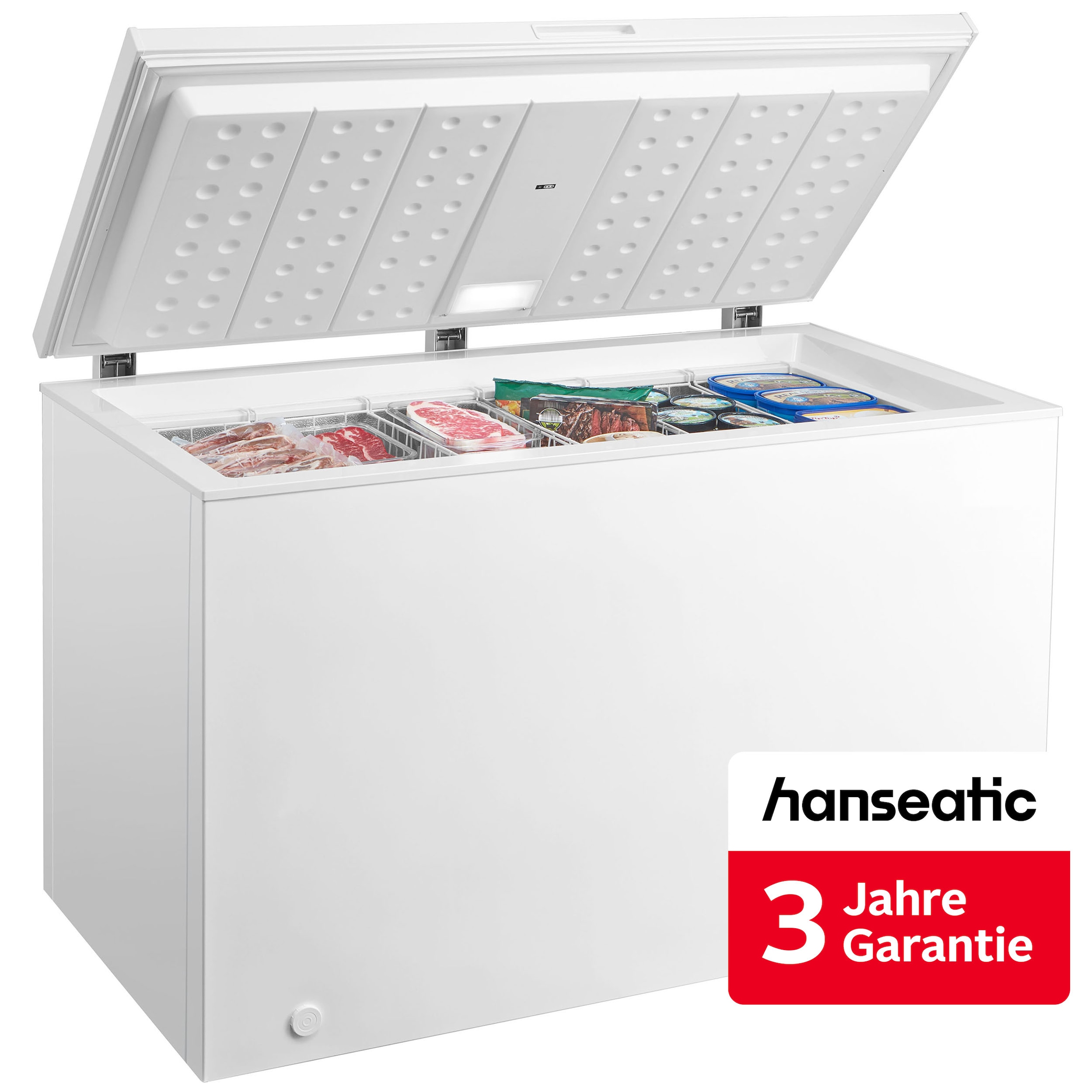 Hanseatic Gefriertruhe »HGT128C« 85 cm hoch 128,5 cm breit inkl. 3 Jahre Herstellergarantie