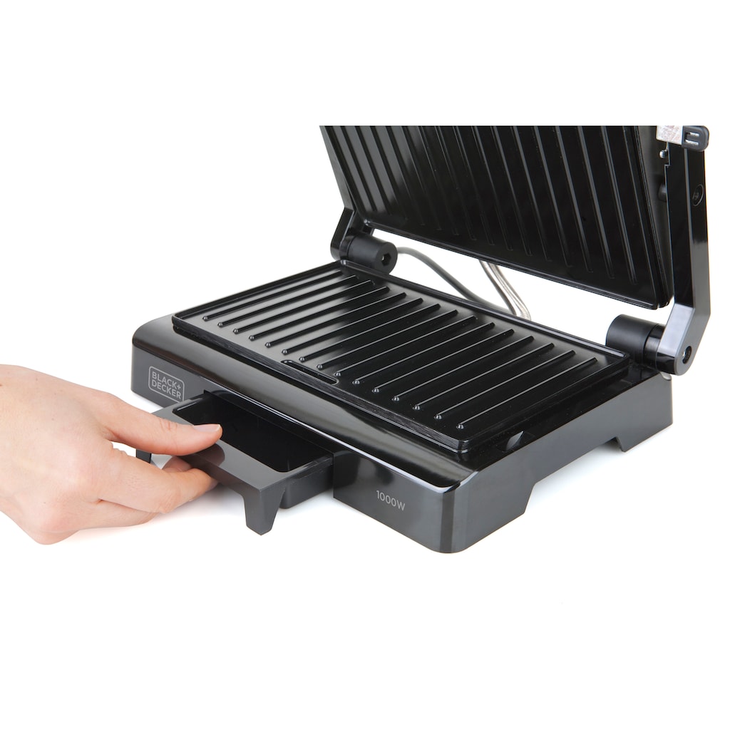 Black + Decker Kontaktgrill »BXGR1000«, 1000 W