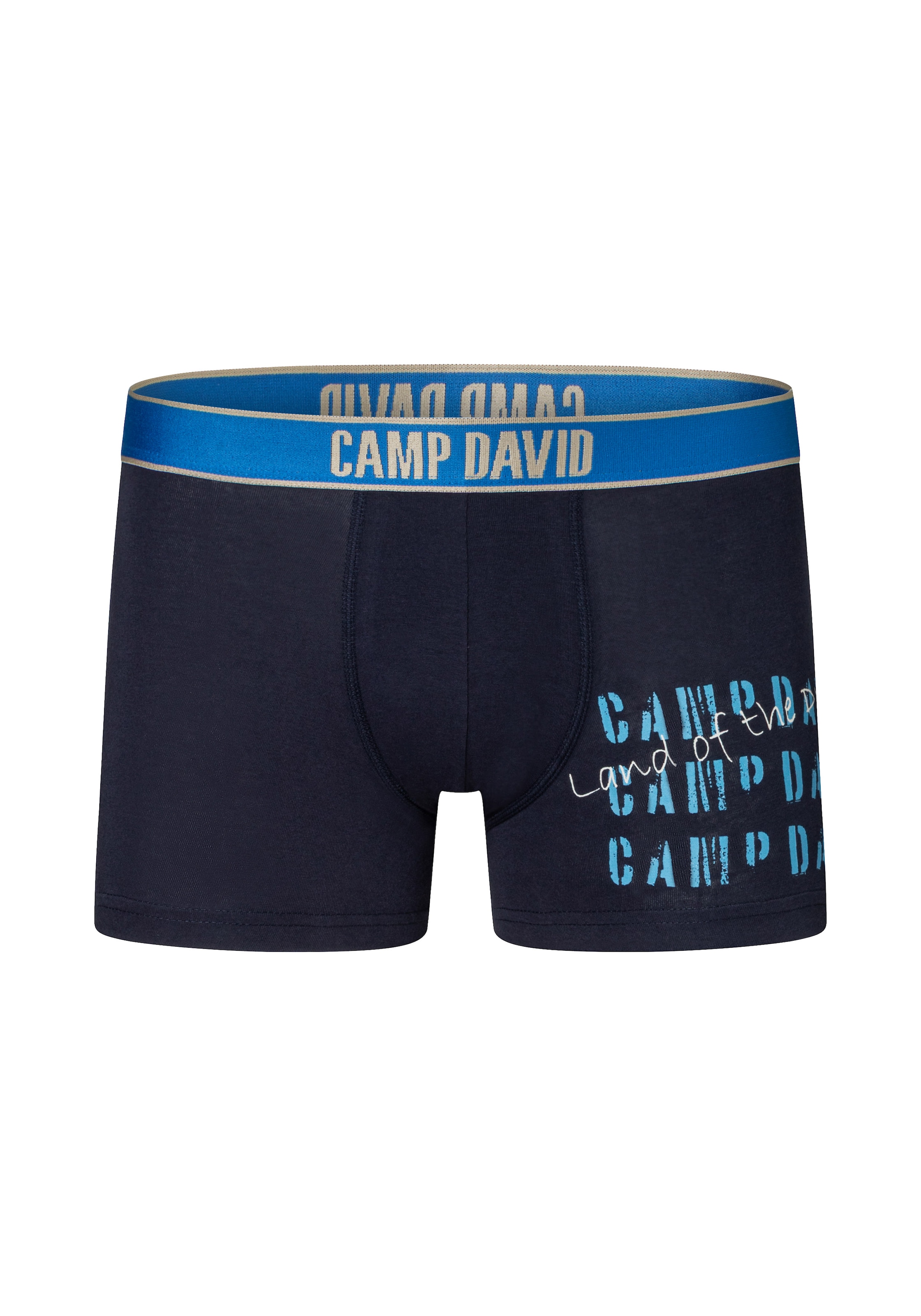 CAMP DAVID Boxershorts »casual« 2 Paar,  mit elastischem Bund