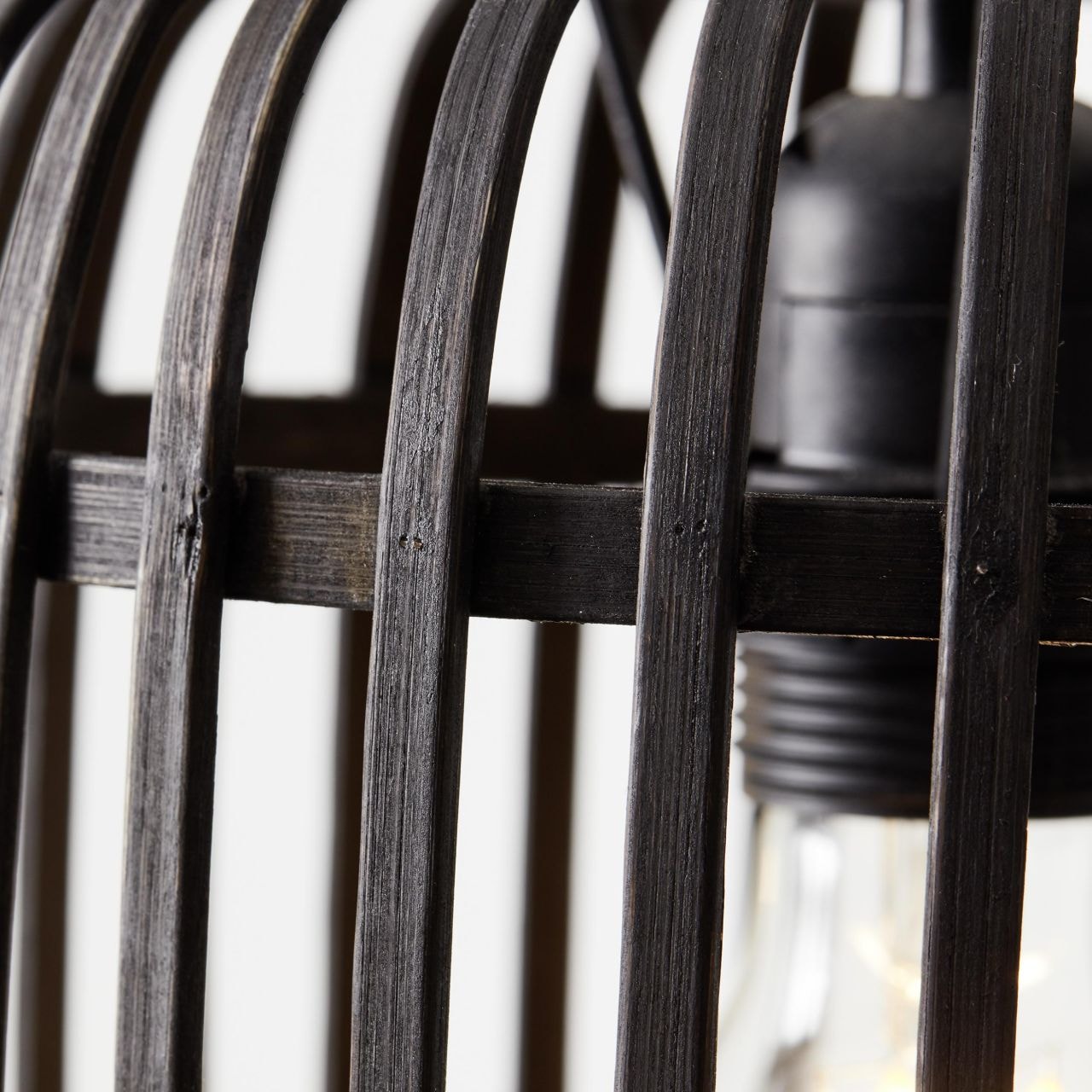 Brilliant Pendelleuchte »Woodrow«, 3 flammig, Leuchtmittel E27 | ohne Leuchtmittel, Bambus Lampe, Nature-Style, 130 x 105 cm, E27