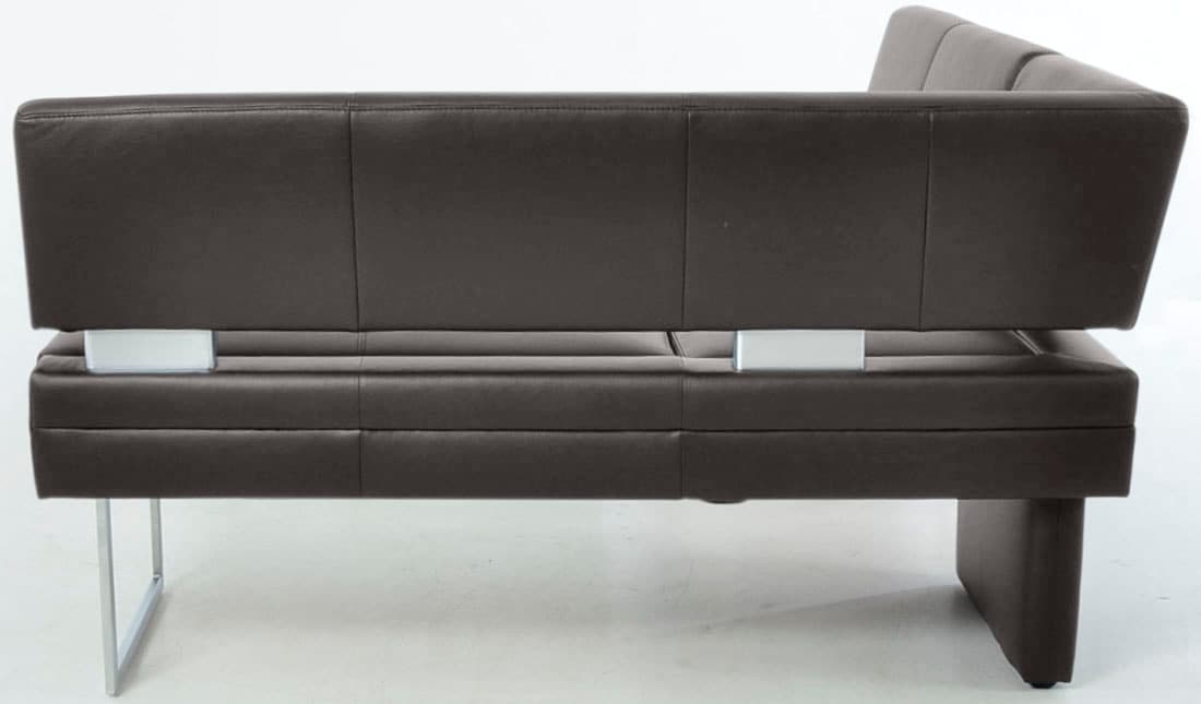 K+W Komfort & Wohnen Eckbank langer Schenkel links oder rechts, mit dekorativen Distanzhalter