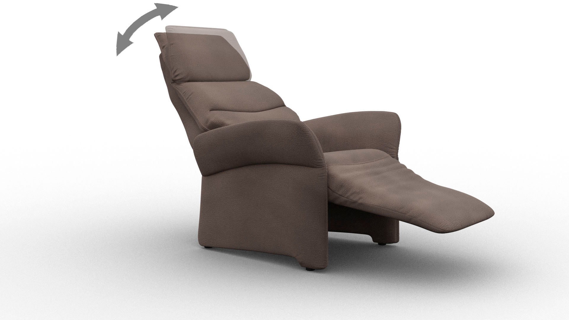 alina Relaxsessel »Savin« in Größe L, Liegefläche 185cm, verstellbar, optional mit Aufstehhilfe