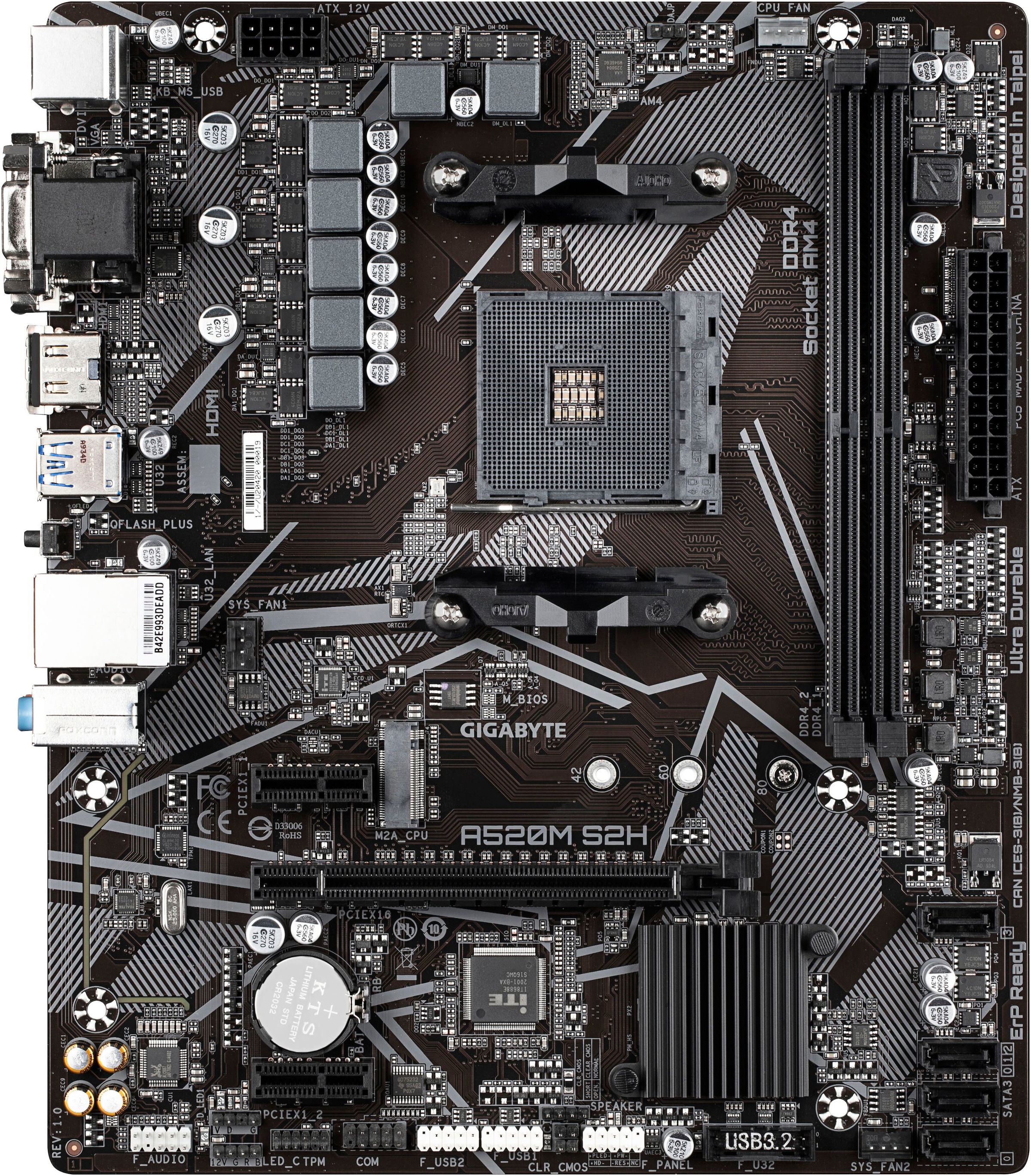 Gigabyte Mainboard »A520M S2H«