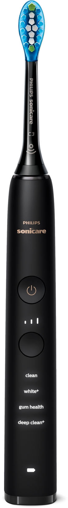 Philips Sonicare Elektrische Zahnbürste »HX9914«, 2 St. Aufsteckbürsten, DiamondClean Premium Schallzahnbürste, Doppelpack inkl. Ladeglas