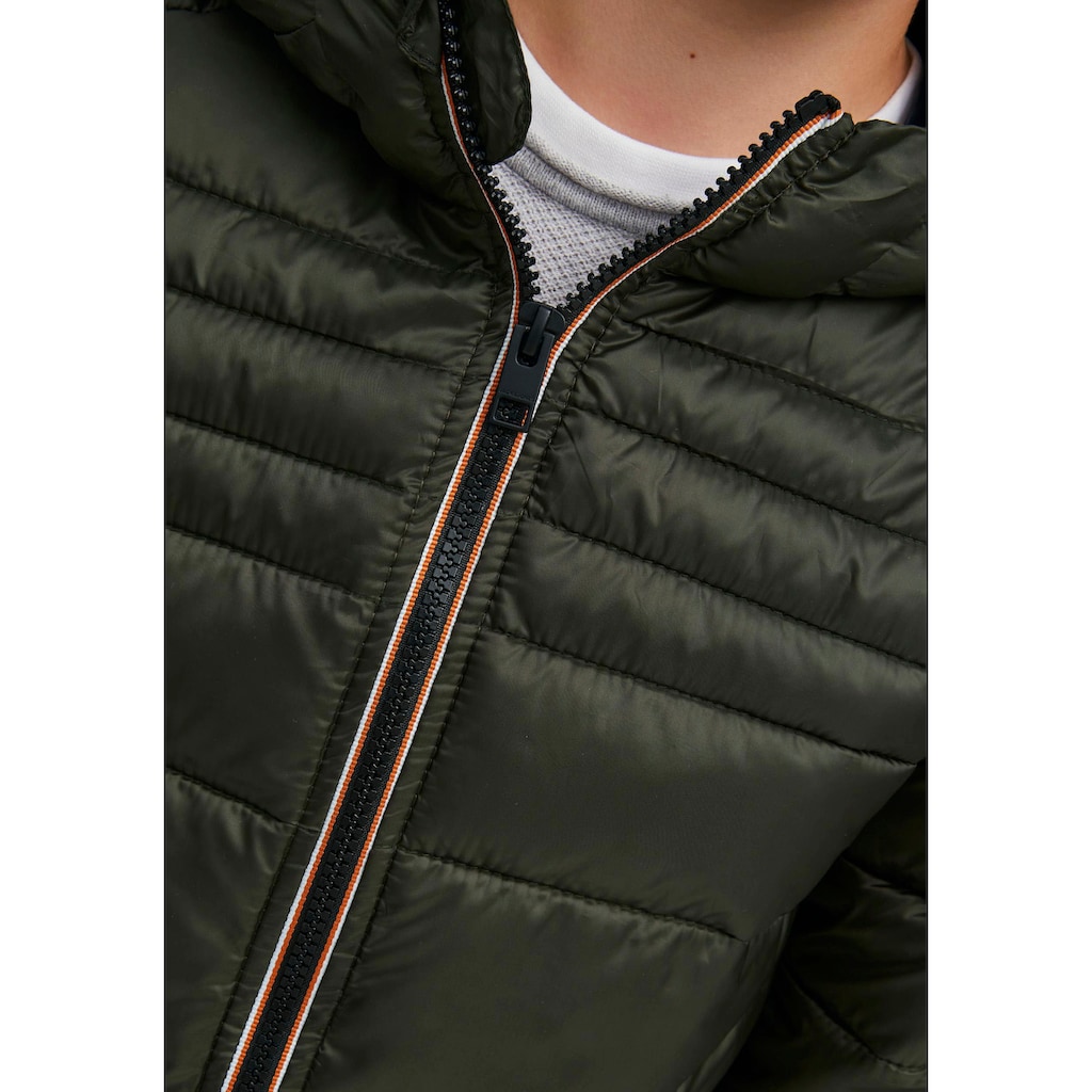 Jack & Jones Junior Steppjacke »JJEHERO PUFFER HOOD NOOS JNR«, mit Kapuze