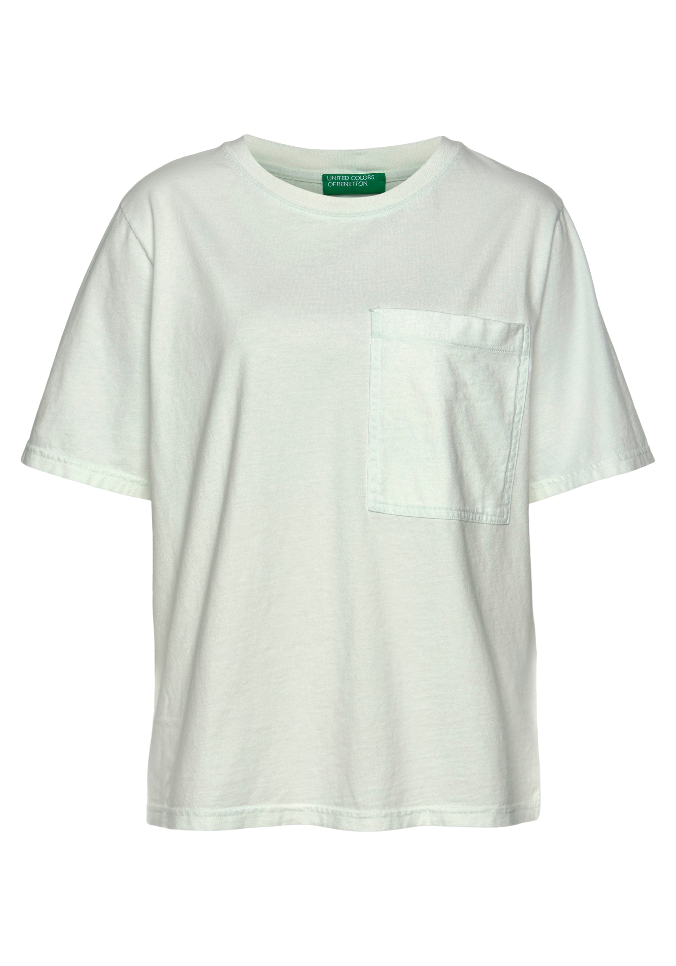 United Colors of Benetton T-Shirt, mit einer großen, aufgesetzten Brusttasche