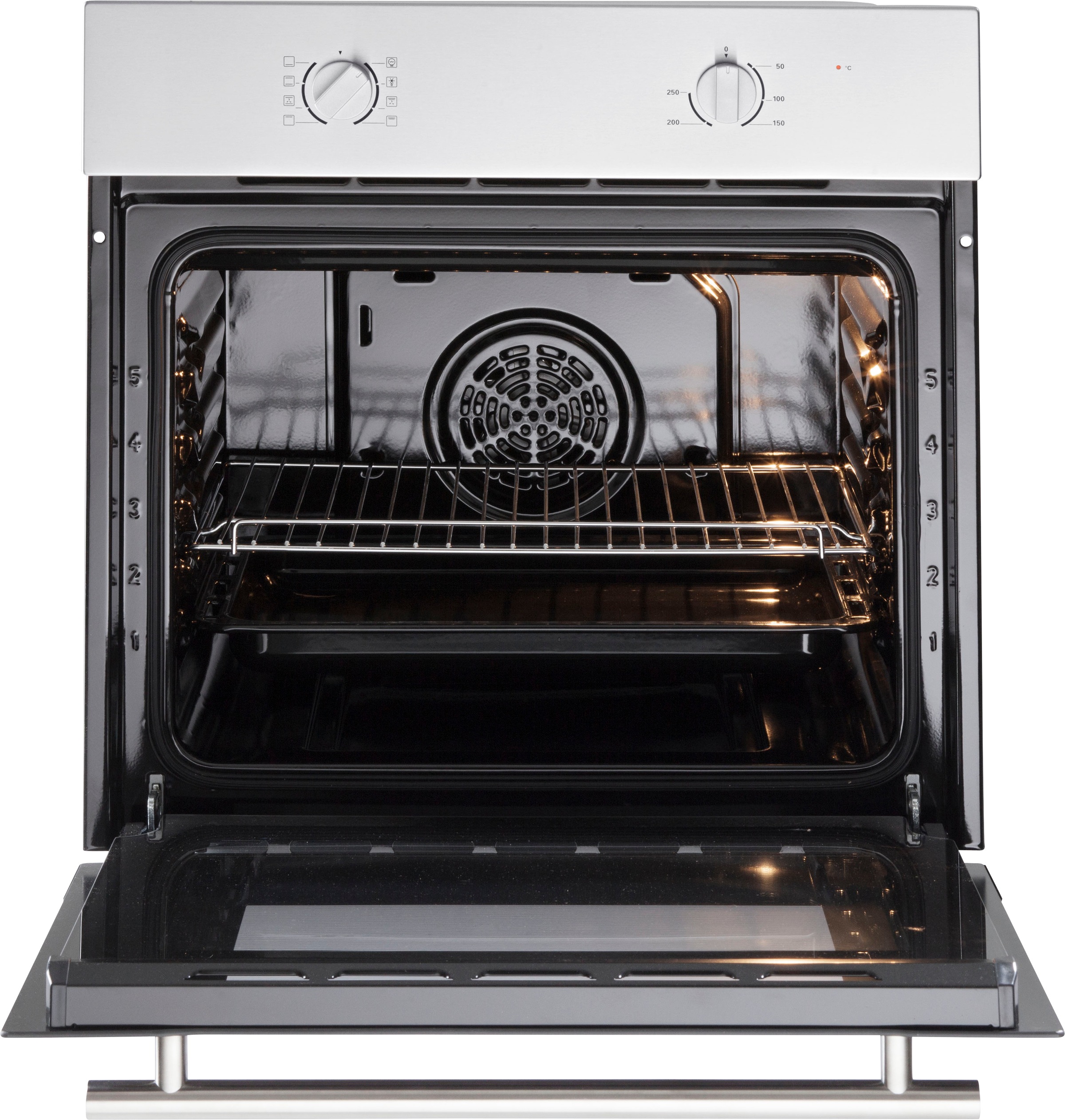 KOCHSTATION Küchenzeile »KS-Tulsa«, mit E-Geräten, Breite 330 cm, schwarze Metallgriffe, MDF Fronten