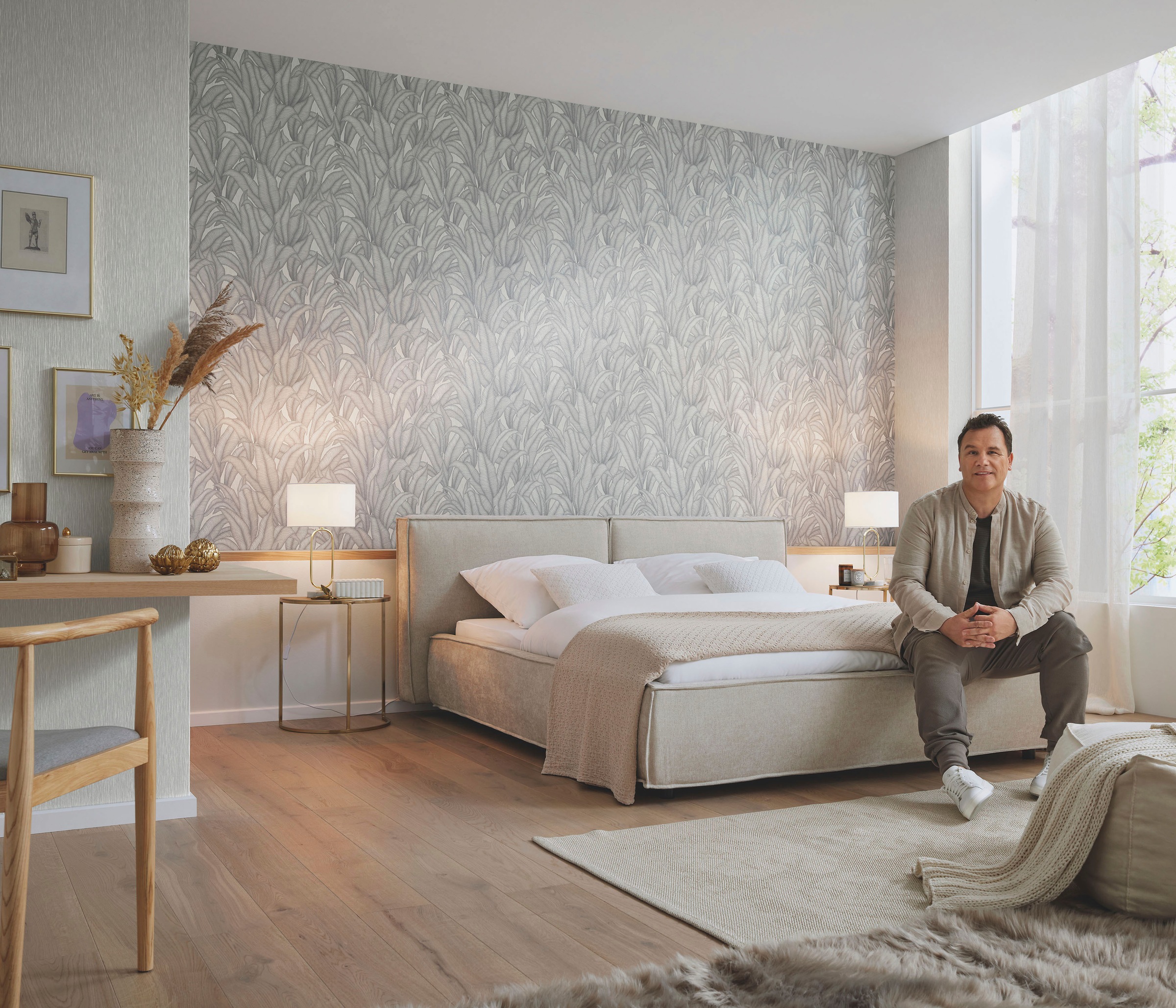 Fashion for walls Vliestapete »Sansibar«, floral, Phthalate frei