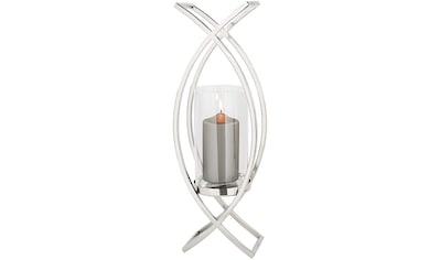 Fink Windlicht »MADDOX«, (1 St.), aus Edelstahl und Glas, Höhe ca. 54 cm kaufen