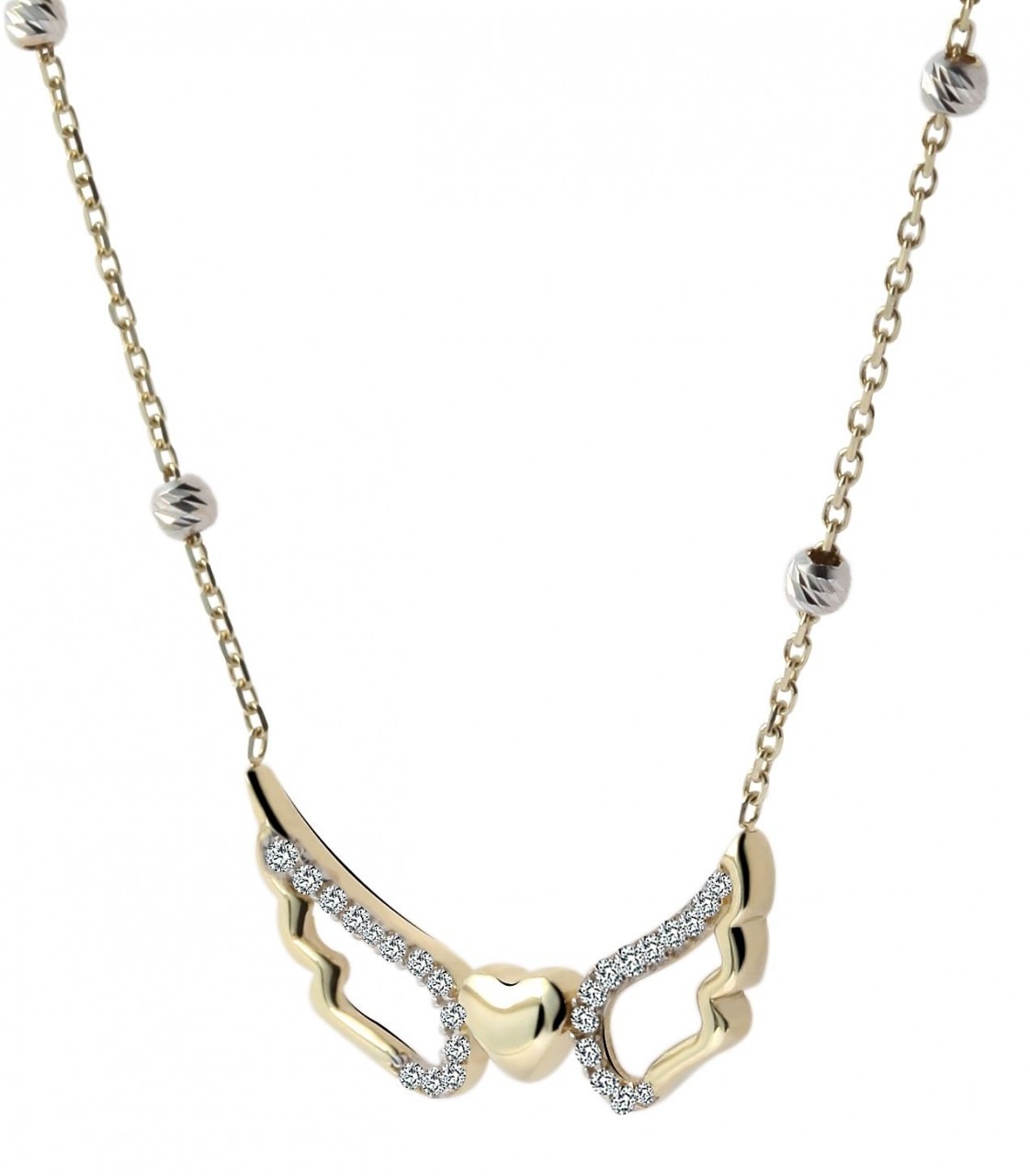 Adelia´s Kette mit Anhänger »Adelia's Damen 333 Gold Halskette mit Anhänger Herz mit Zirkonia unbekannt cm«