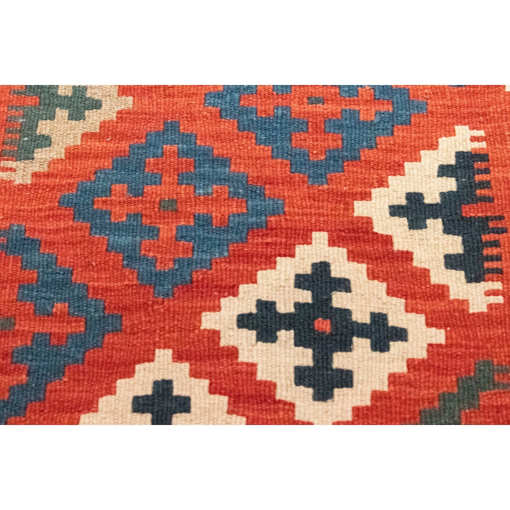 morgenland Wollteppich »Kelim Fars Teppich handgewebt mehrfarbig«, rechteckig