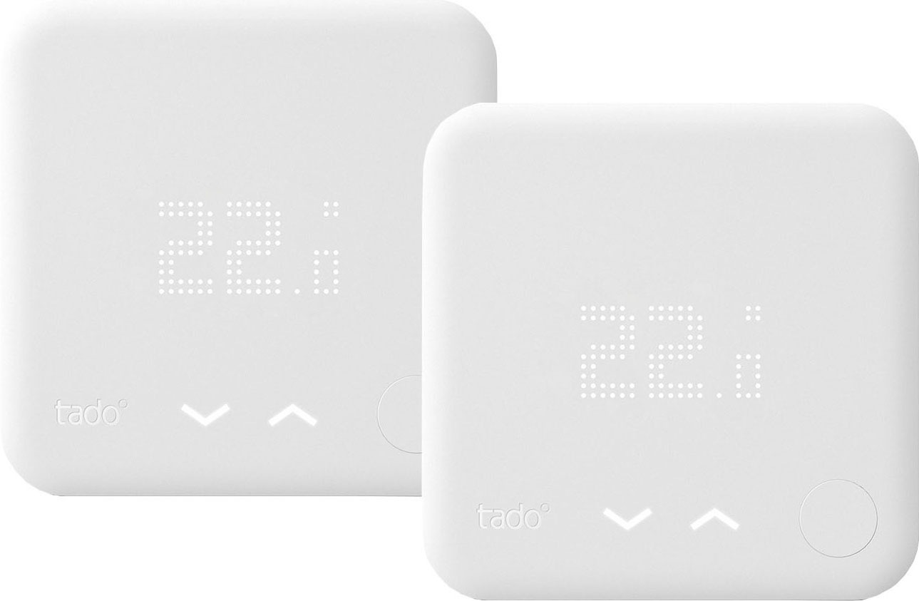 Tado Raumthermostat »Smart Thermostat (verkabelt) 2er Set« Set, 2 Stk. tlg. in weiß