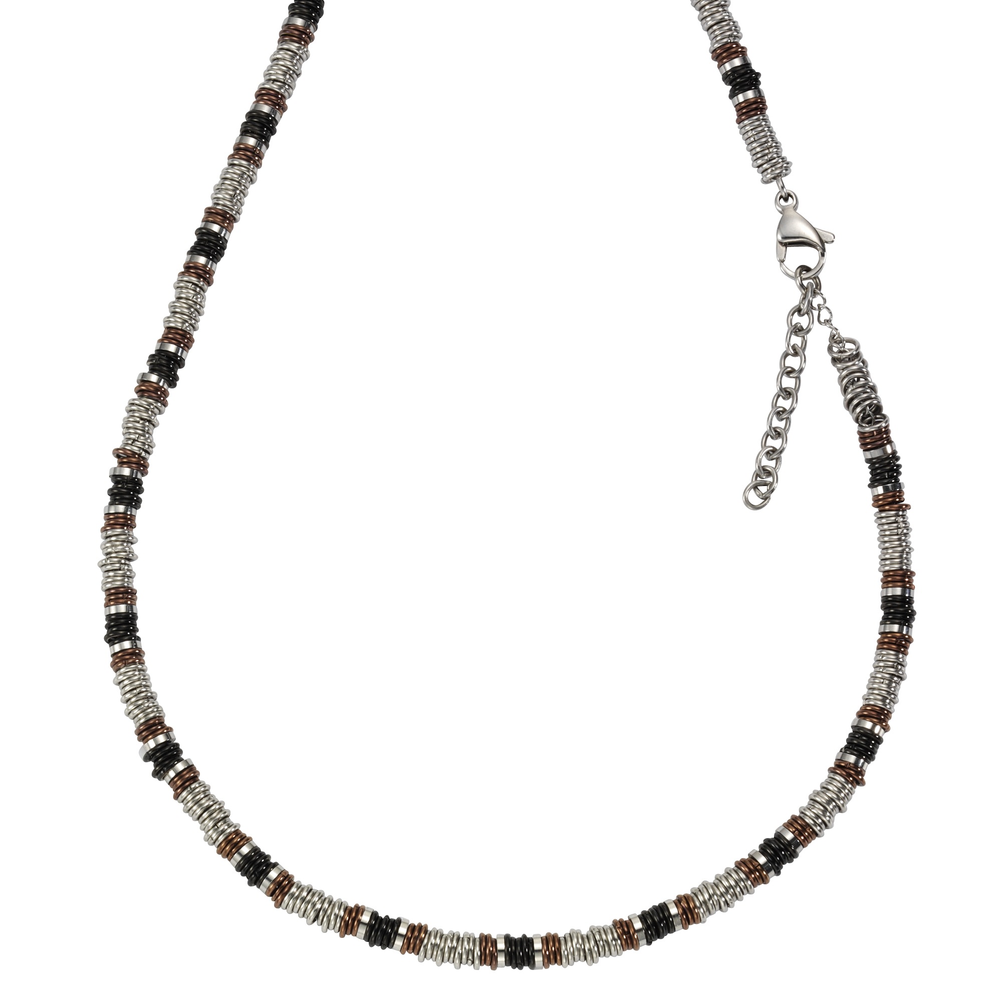 NOX Collier »Edelstahl mehrfarbig 50cm lang«, Collier