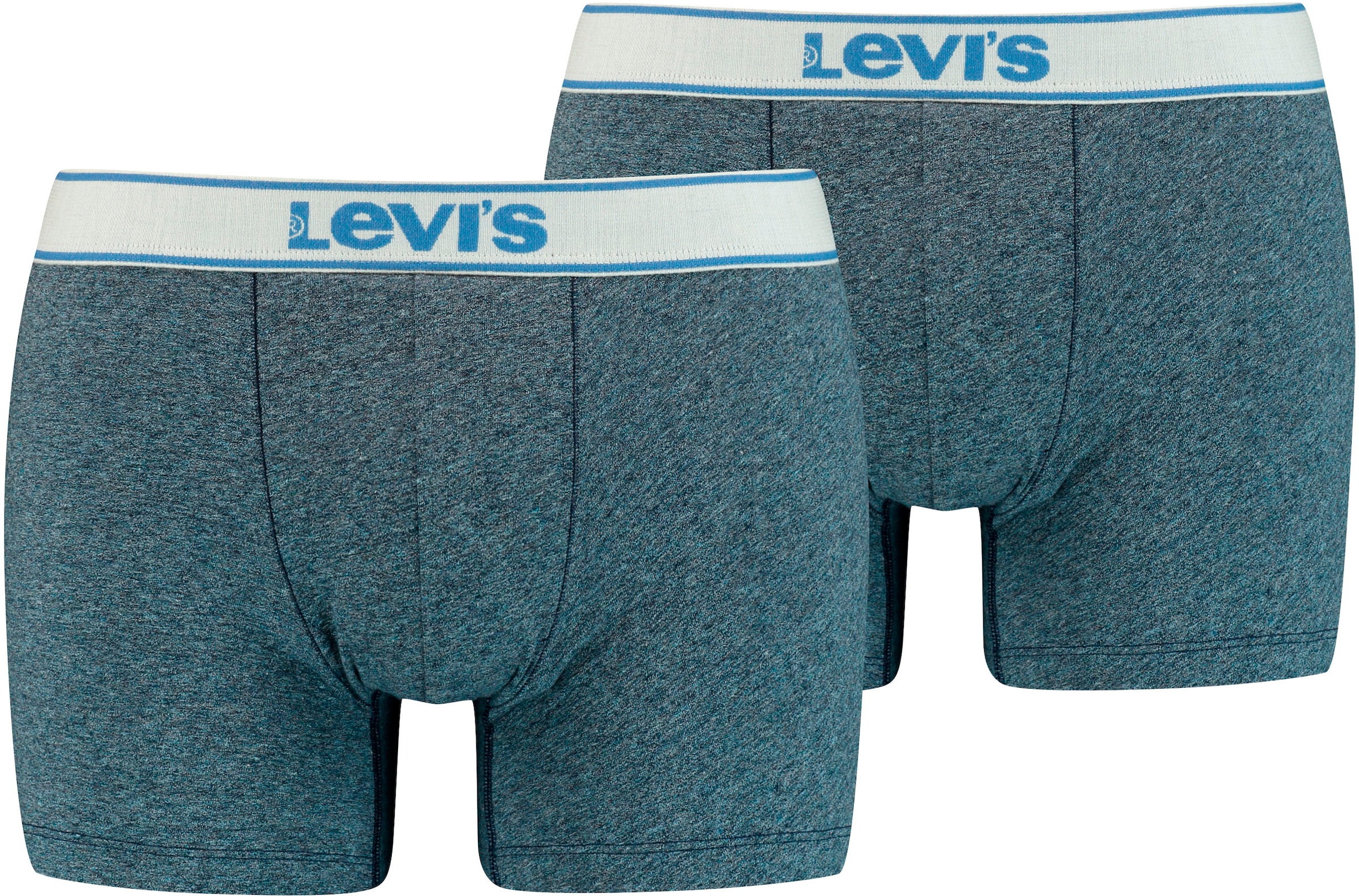 Slip »LEVIS MEN LOGO AOP BOXER BRIEF ORGANIC CO 2P«, (Packung, 2er-Pack), mit breitem...