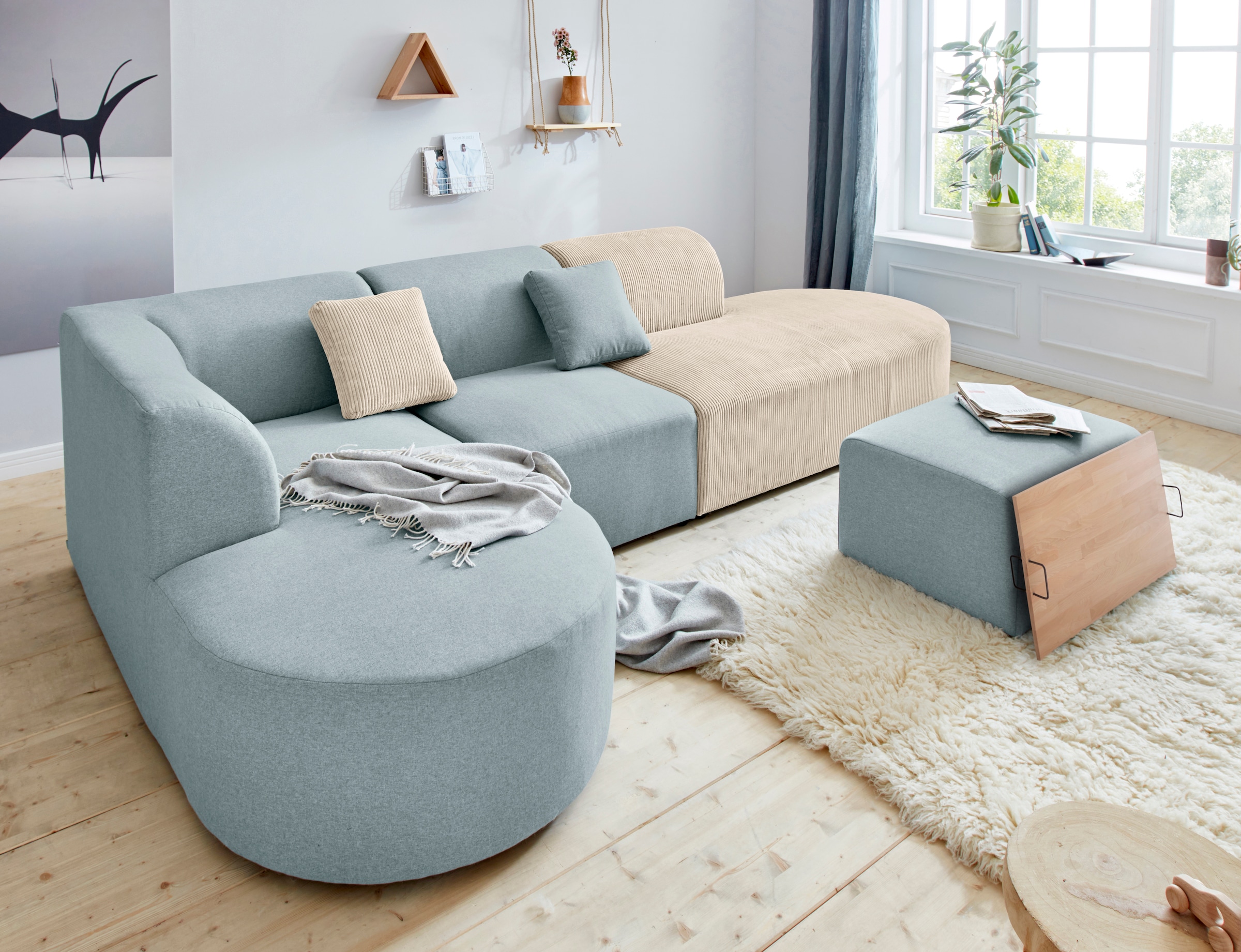 andas Sofa-Eckelement »Alesund«, als Einzelteile oder Modulteil