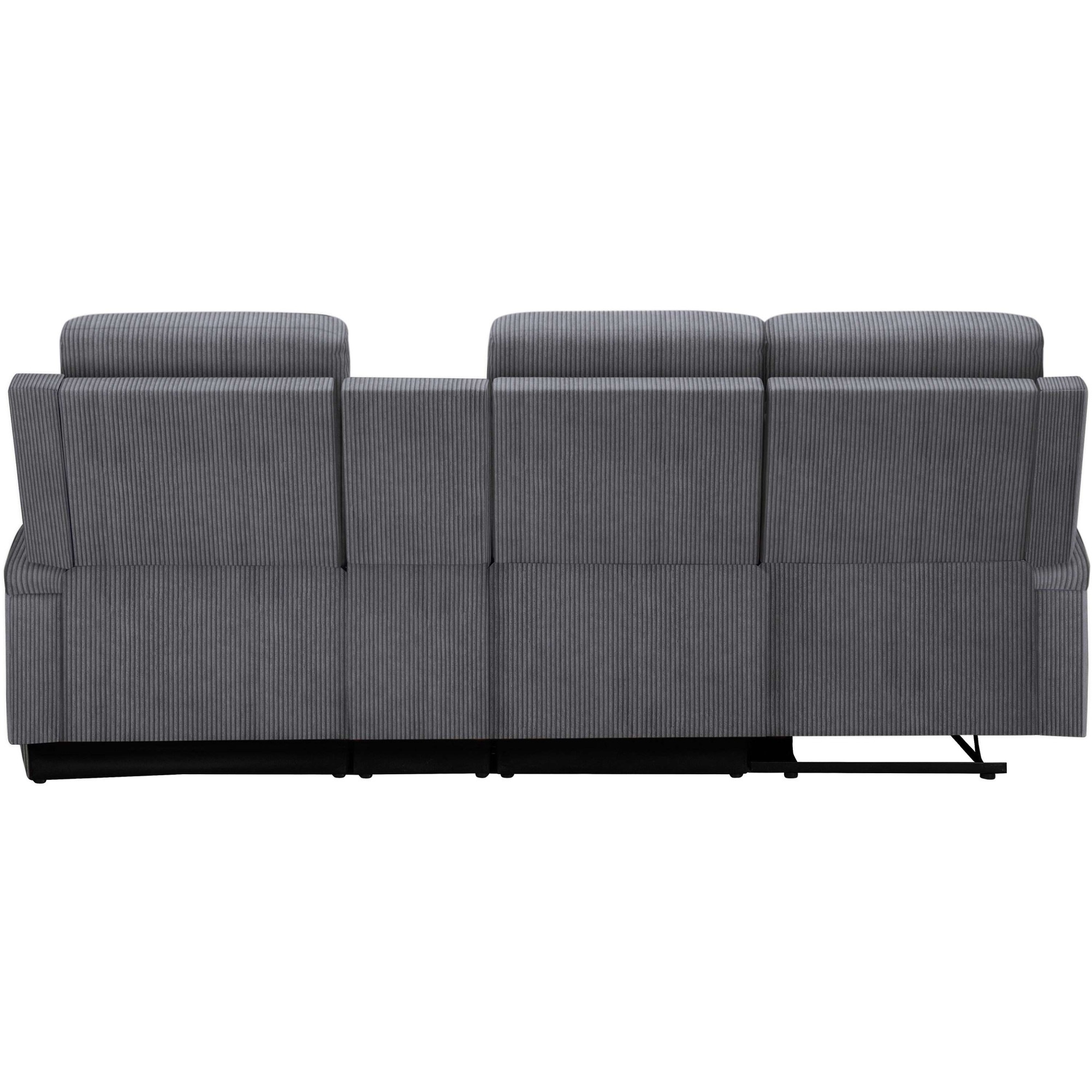 Home affaire Ecksofa »NAPORI Multimediasofa, 3er Kinosessel XXL, L-Form, Cord«, Kinosofa mit Relaxfunktion, Getränkehalter, Staufach und Staukasten