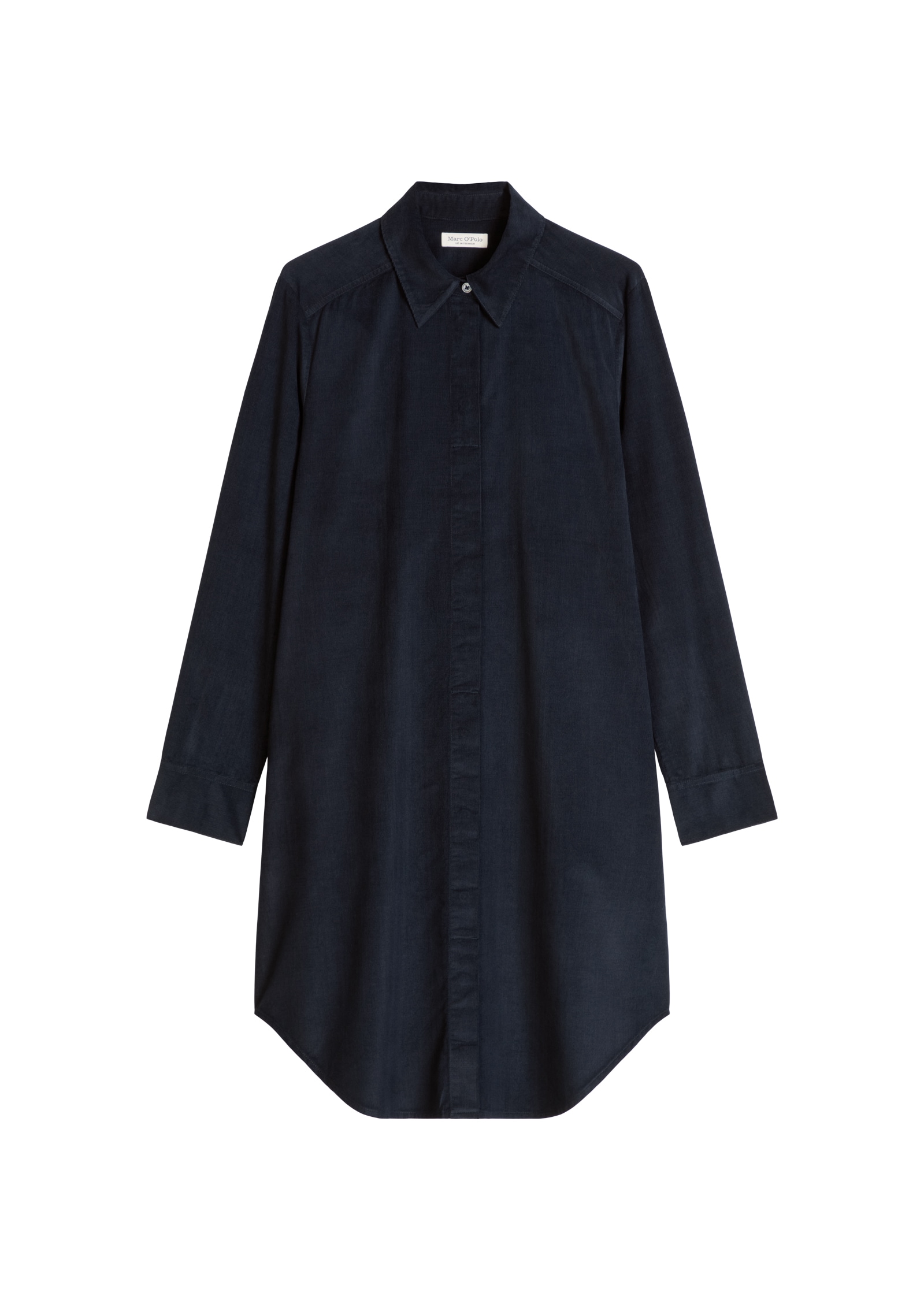Marc O'Polo Hemdblusenkleid Eingrifftaschen aus weichem Cord