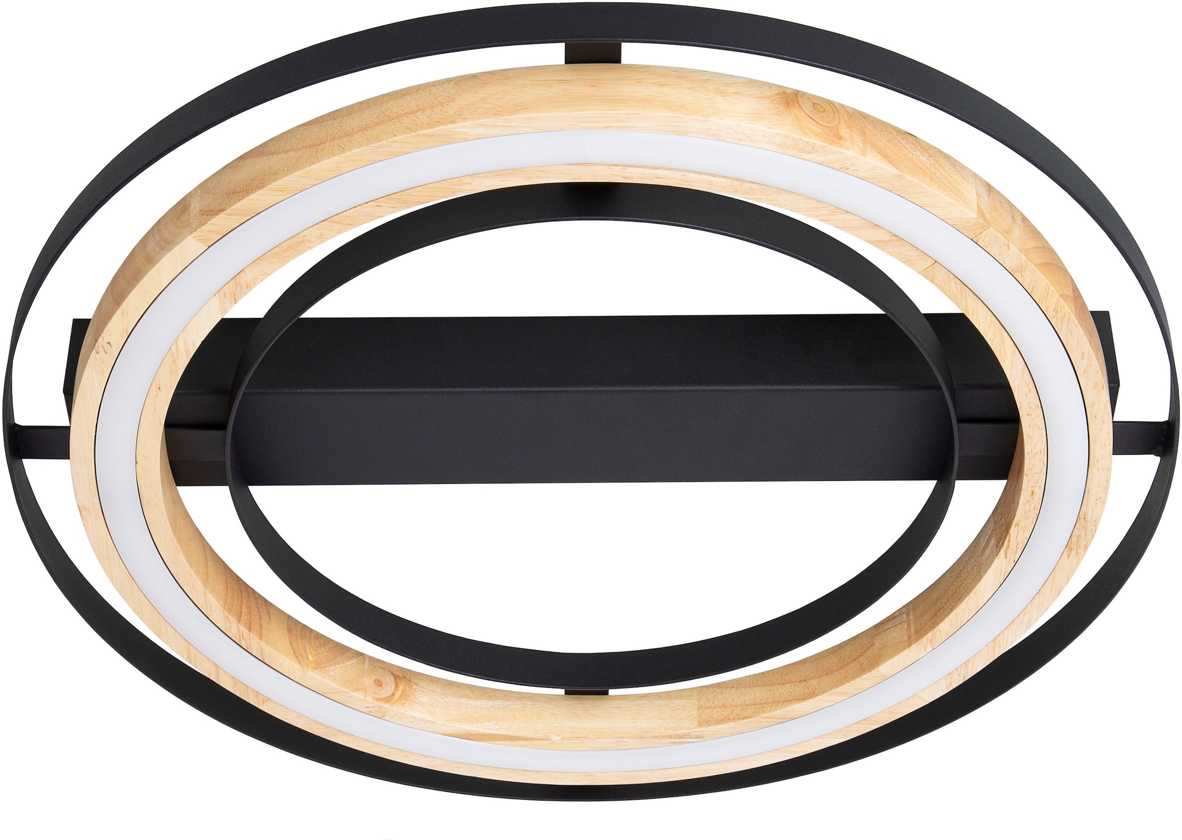 Home affaire LED Deckenleuchte »Percht«, 1 flammig, Leuchtmittel LED-Board | LED fest integriert, Dimmbar über Wandschalter, 3-stufen schaltbar
