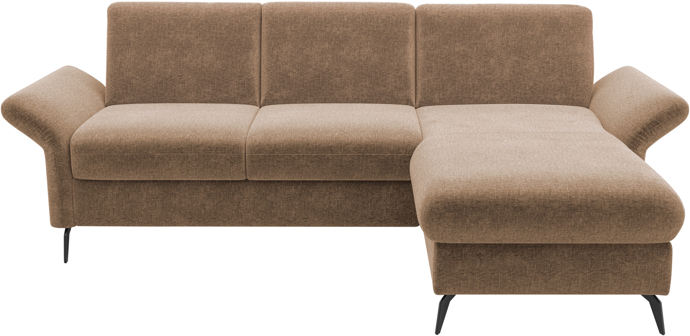 Home affaire Ecksofa »Rochelle«, optional: Armteilverstellung, klappbar, Bettkasen