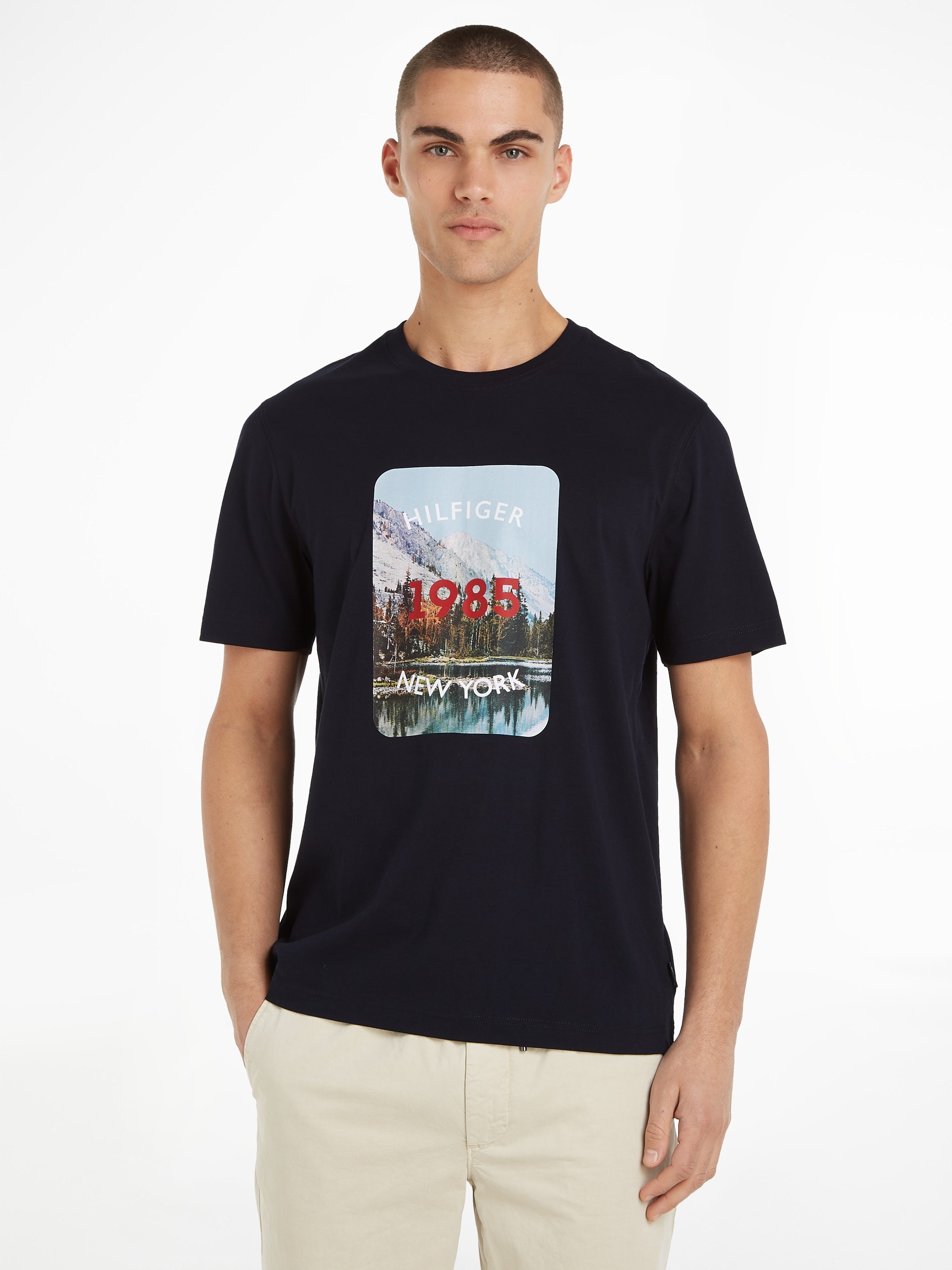 Tommy Hilfiger T-Shirt »LANDSCAPE GRAPHIC TEE« OTTO bei