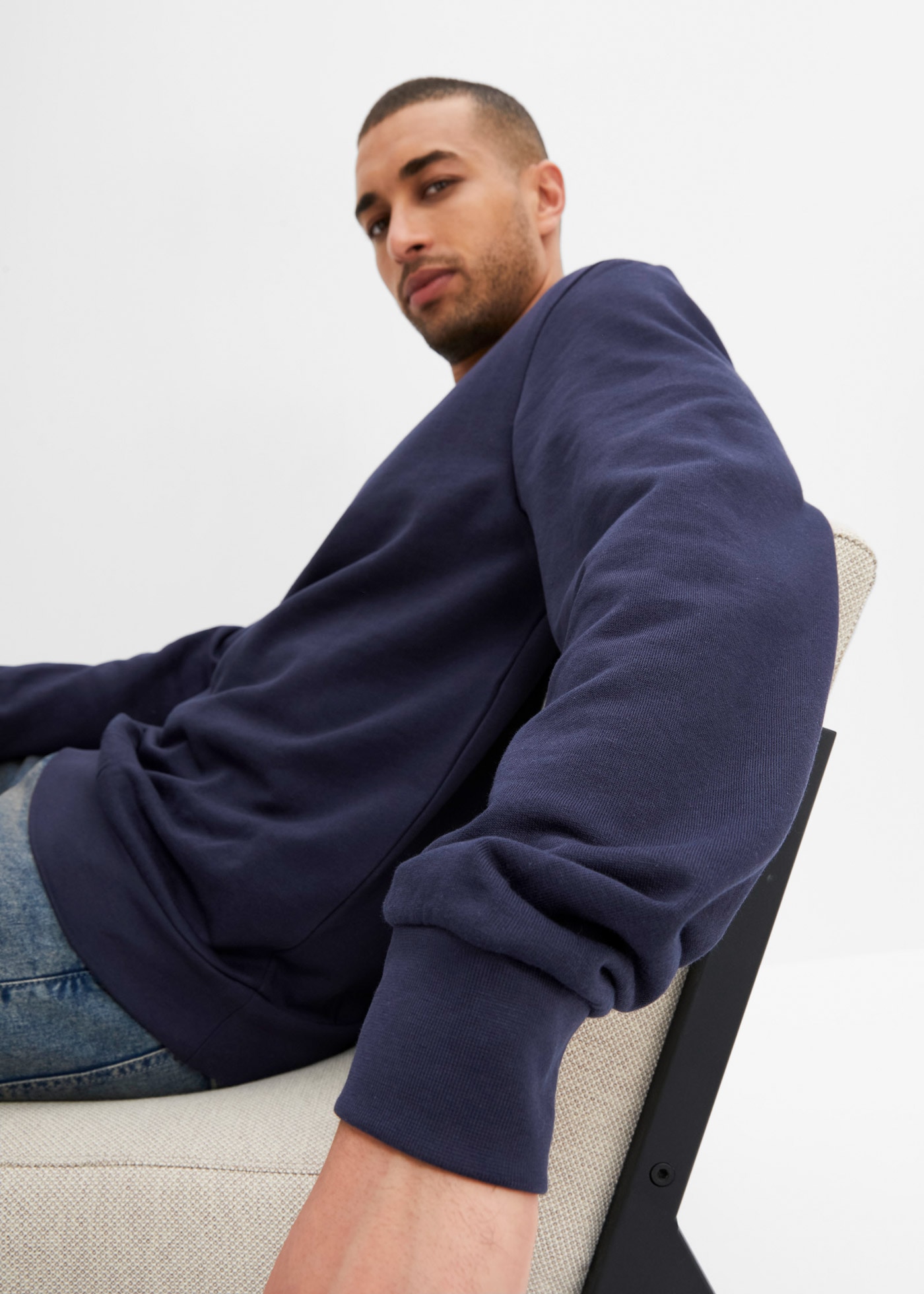 bonprix Sweatshirt »Sweatshirt«, mit Rundhalsauschnitt
