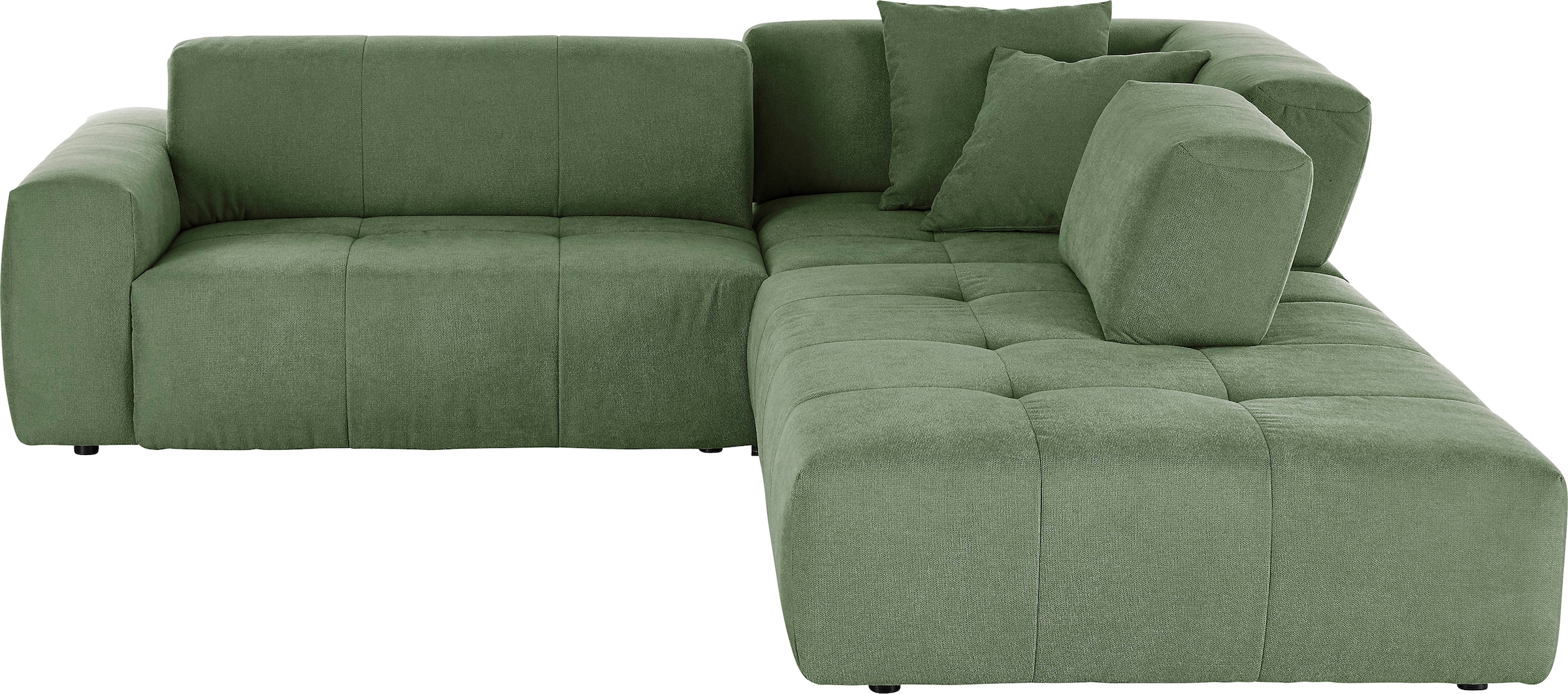 3C Candy Ecksofa »Yoshy Komfortsofa, bequem und modern, hochwertige Verarbeitungsdetails«, Zwei verschiedene Sitztiefen durch verstellbare Rückenlehne, L-Form