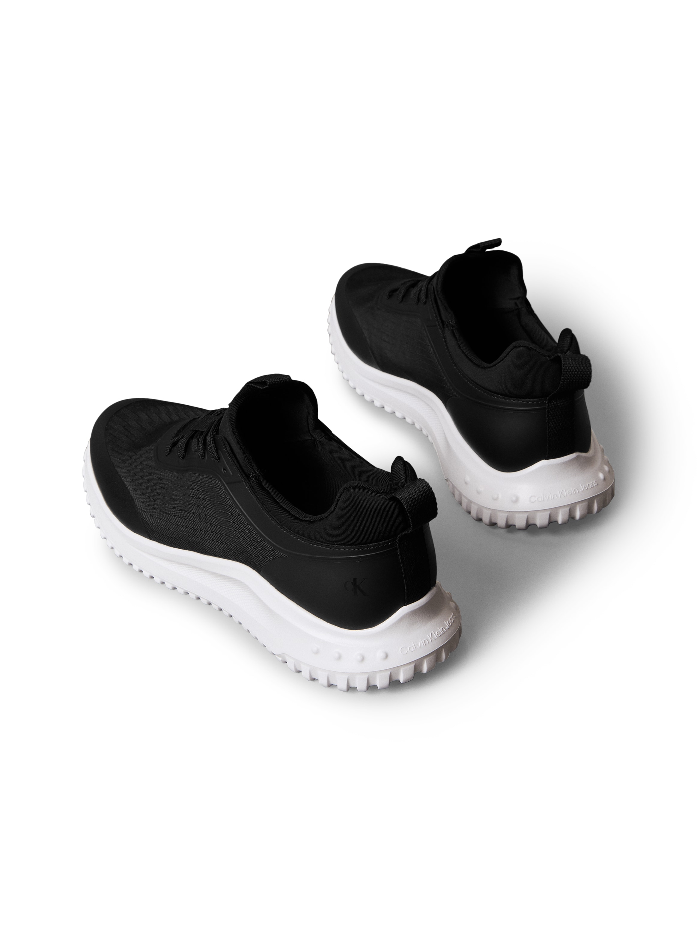 Calvin Klein Jeans Slip-On Sneaker »EVA RUNNER LACEUP SOCK MAT MIX«  Halbschuh, Sportschuh, Freizeitschuh, Schnürschuh mit Anziehlasche