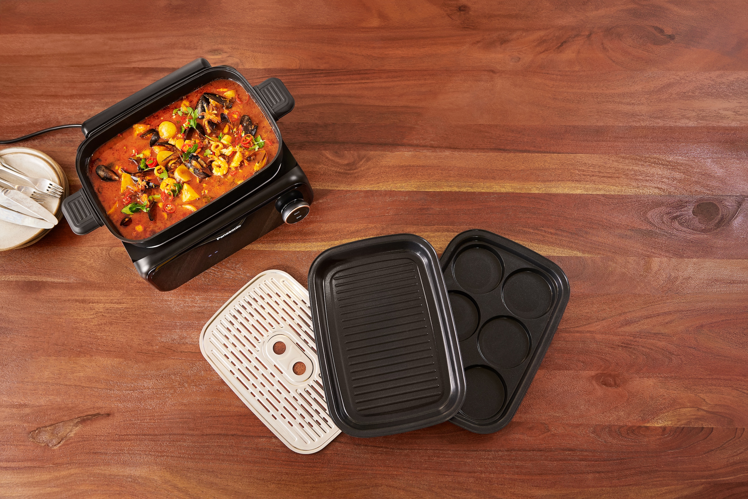 Panasonic Multikocher 4-in-1 für vielfältige kulinarische Möglichkeiten