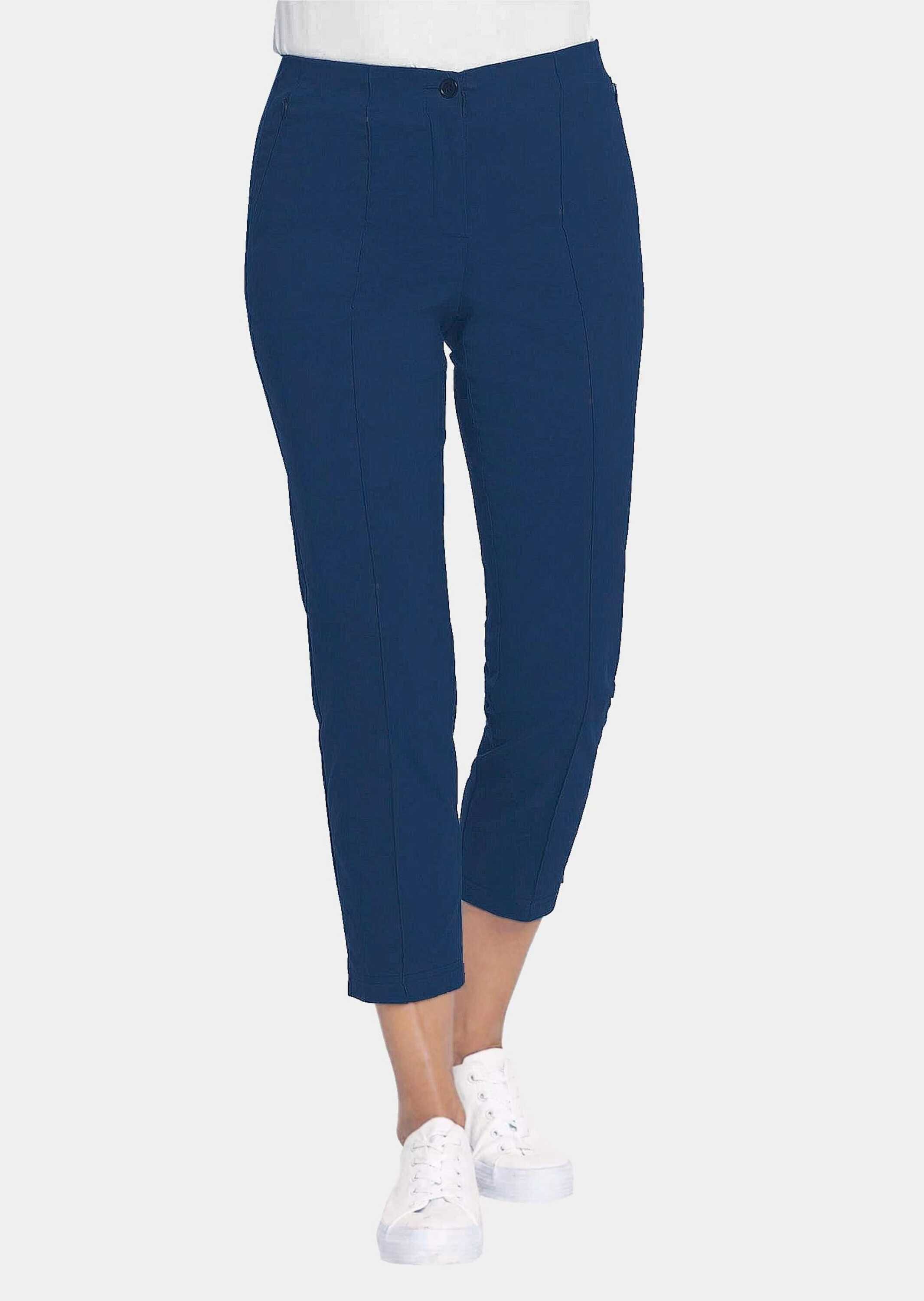 GOLDNER 7/8-Hose »Moderne Hose mit streckenden Biesen«