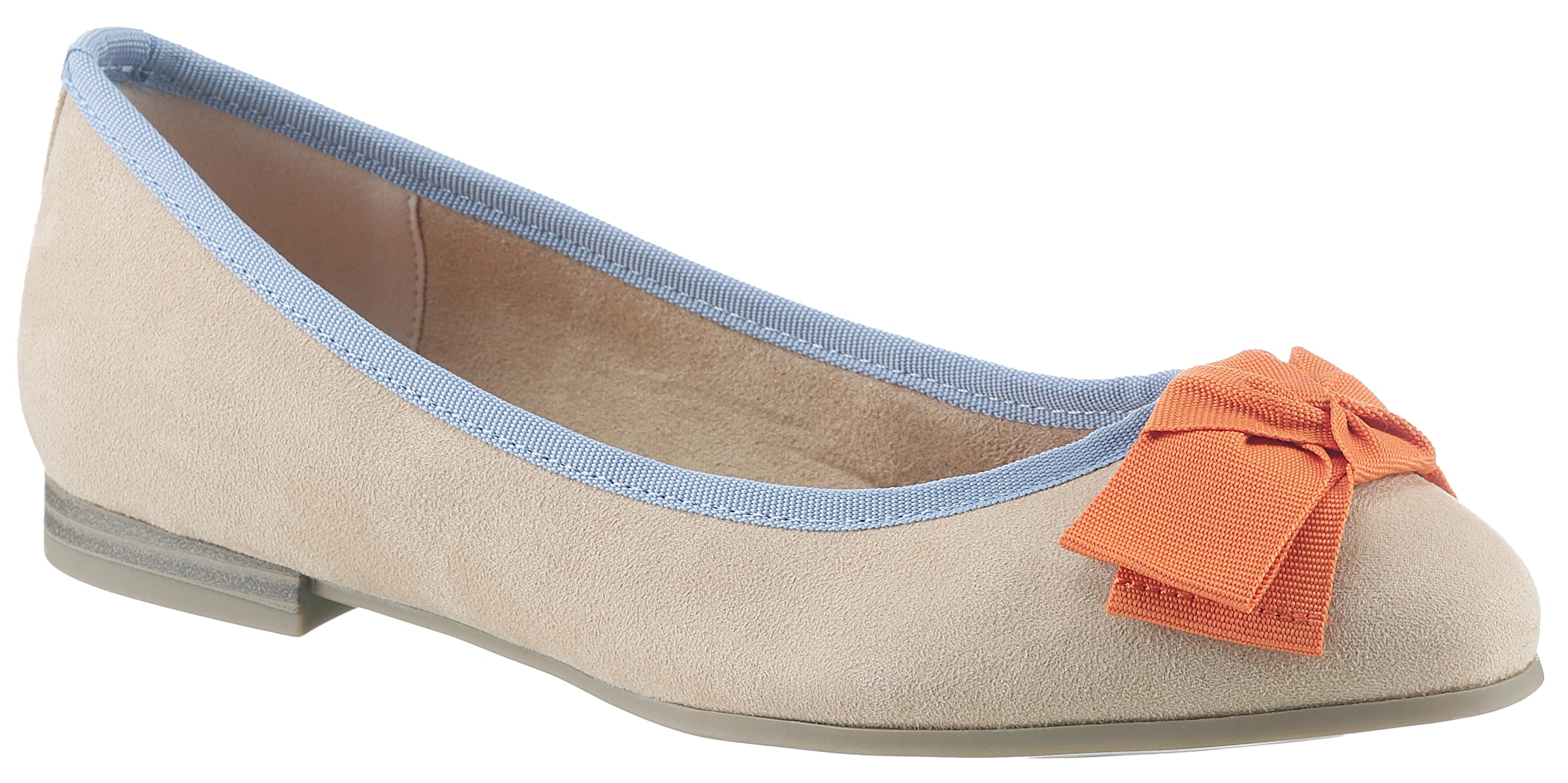 Marco Tozzi Ballerina in beige, Größe 39