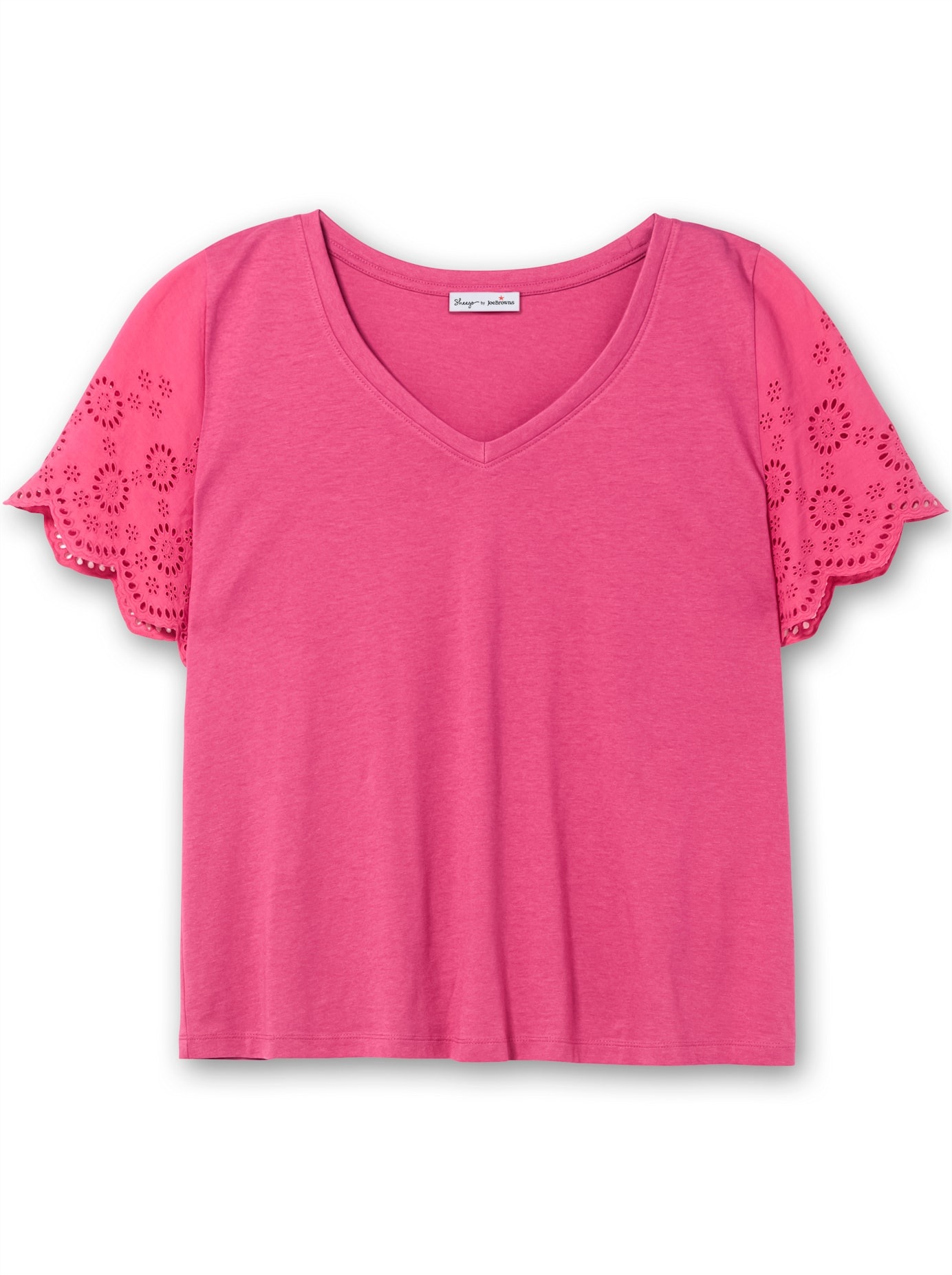 sheego by Joe Browns Kurzarmshirt »Shirt«, (1 tlg.)