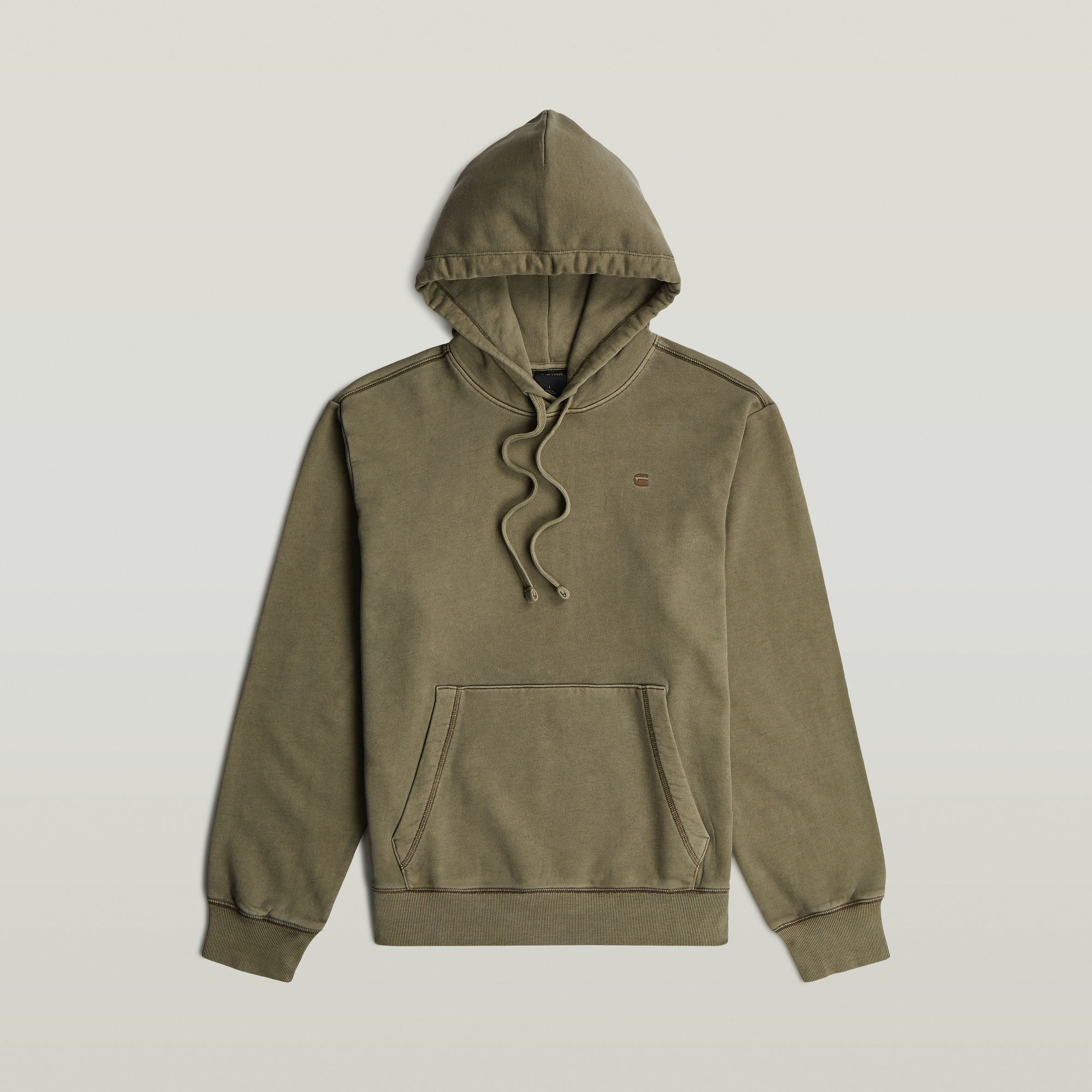 G-STAR Hoodie »Modern washed hdd sw ls«, mit Rippbündchen, Baumwoll-Qualität
