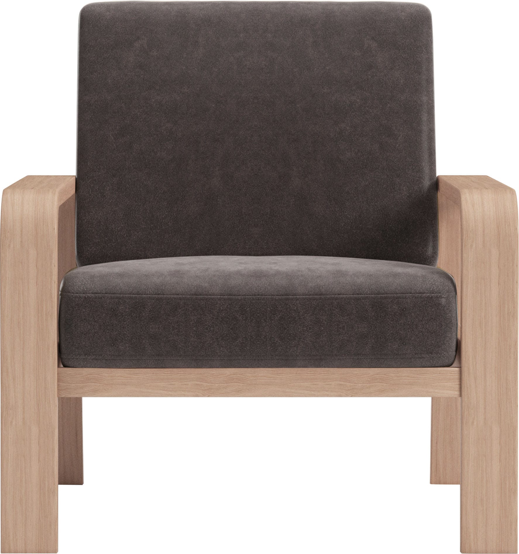 sit&more Sessel »Kolding« Armlehnen aus Buchenholz in natur, verschiedene Bezüge und Farben