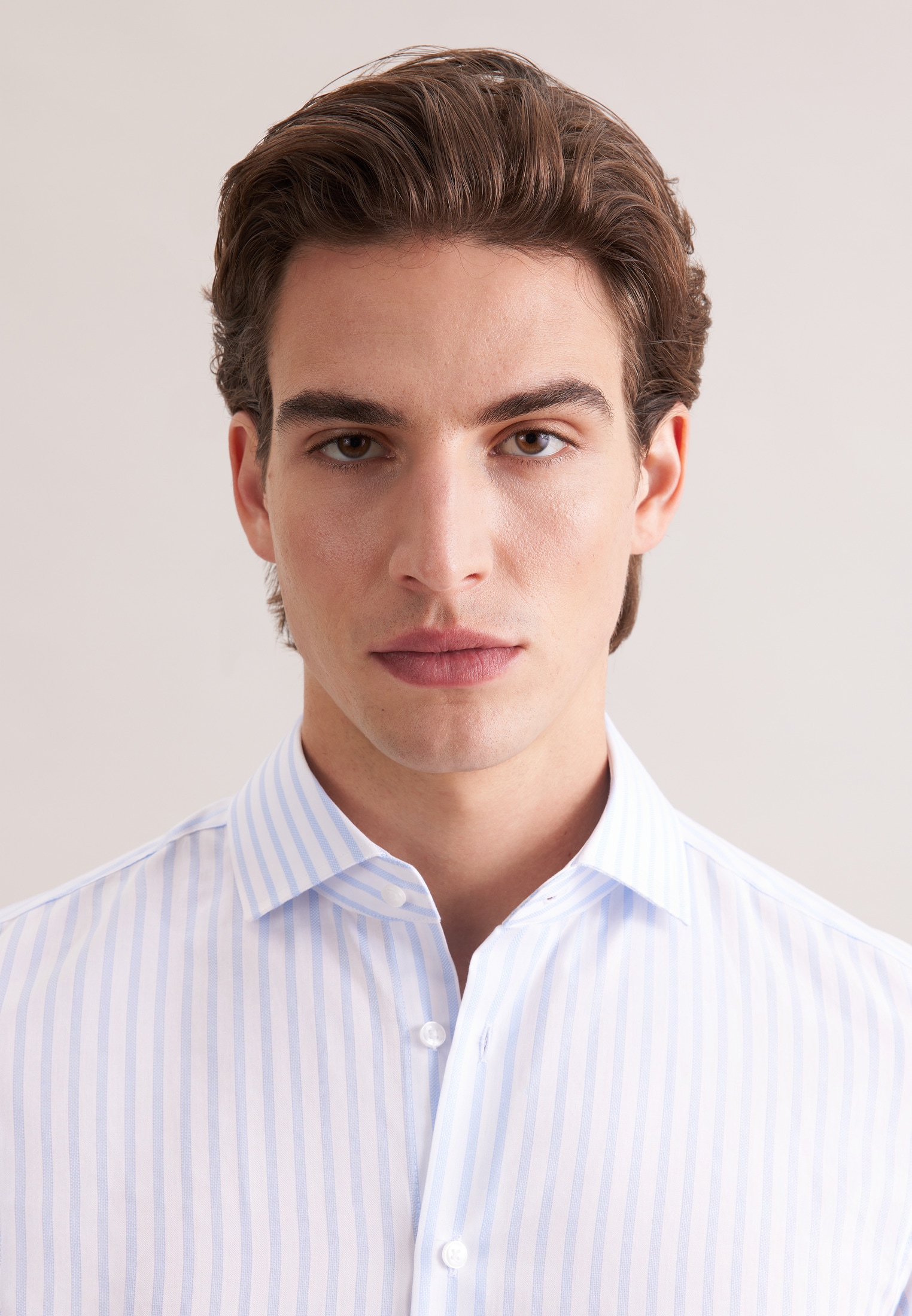 seidensticker Businesshemd »Schwarze Rose« Shaped 1/1 Extra lang Kentkragen Gestreift