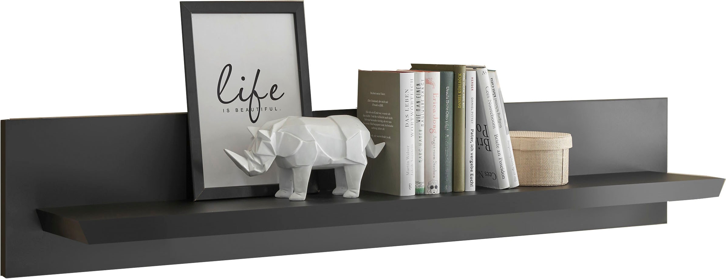 Home affaire Wandboard »Lincoln, Wandregal im Landhausstil, Wandhalter mit Ablagefläche« edles Design, in zwei Größen verfügbar, vielseitig einsetzbar