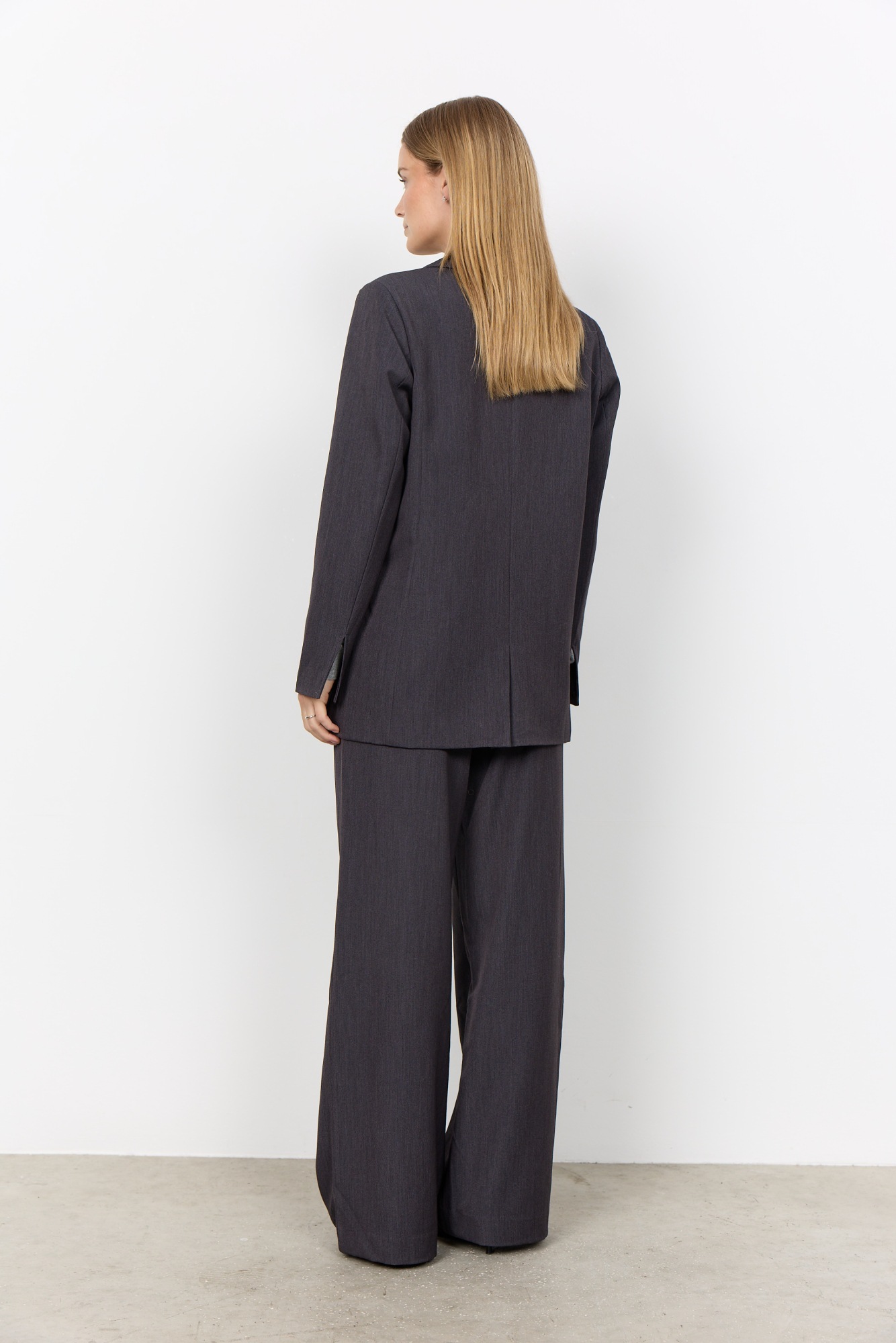 soyaconcept Longblazer »SC-ANN 2« Materialmix mit Stretch