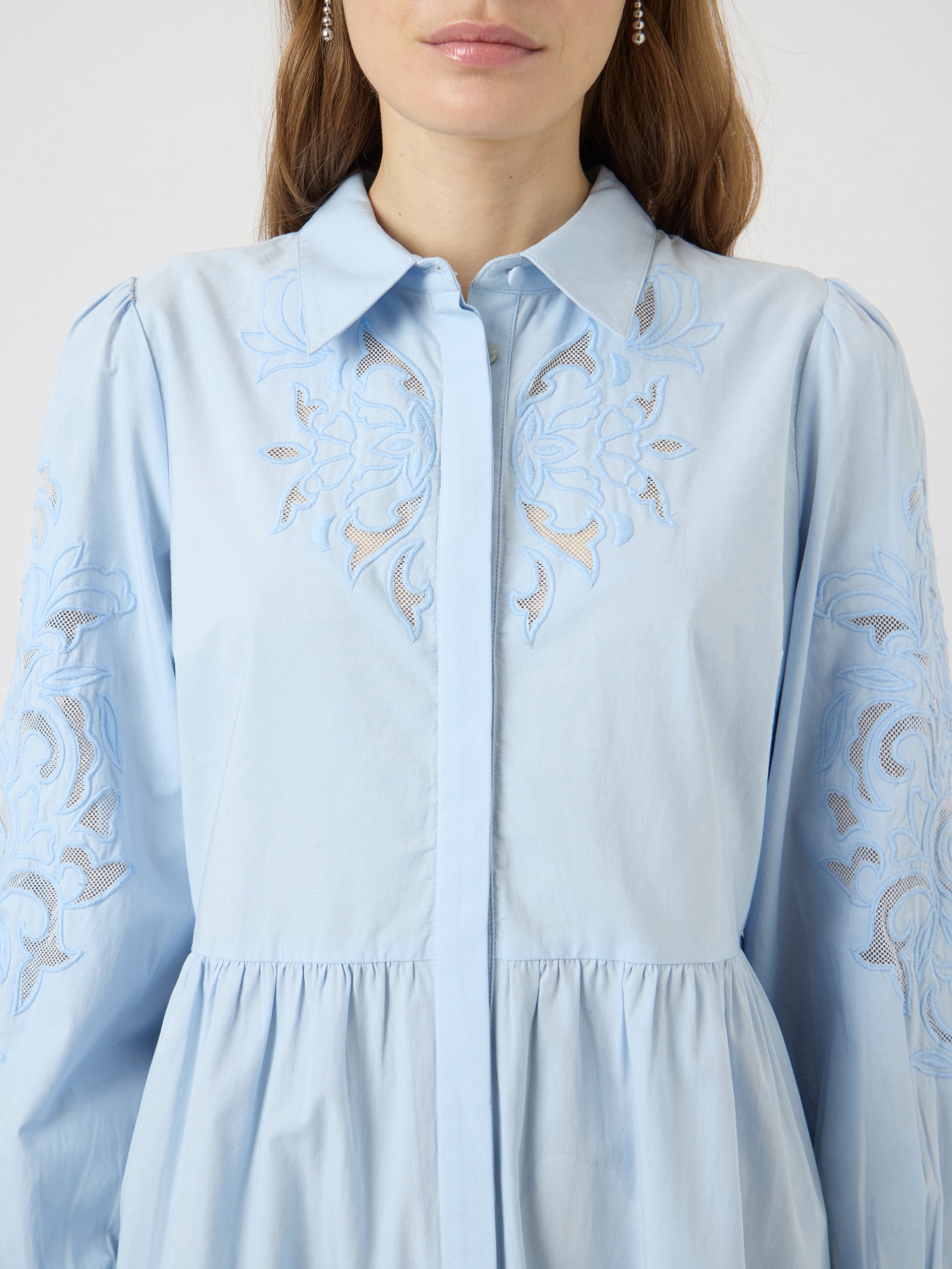 Y.A.S Blusenkleid »YASZIMIA LS SHIRT DRESS S. NOOS« Sommerkleid, loose fit, Baumwolle